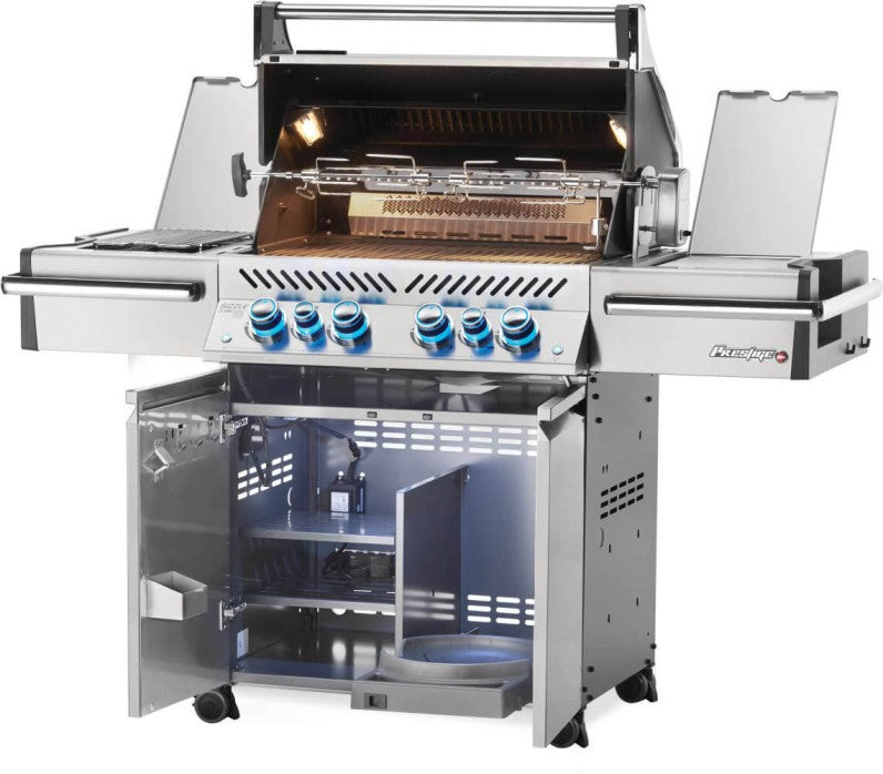 Napoleon Prestige Pro 500 RSIB Propane Gas Grill - Premium Stainless Steel Outdoor BBQ Grill for Backyard, Patio & Tailgating | Perfect for Family Gatherings & Summer Cookouts