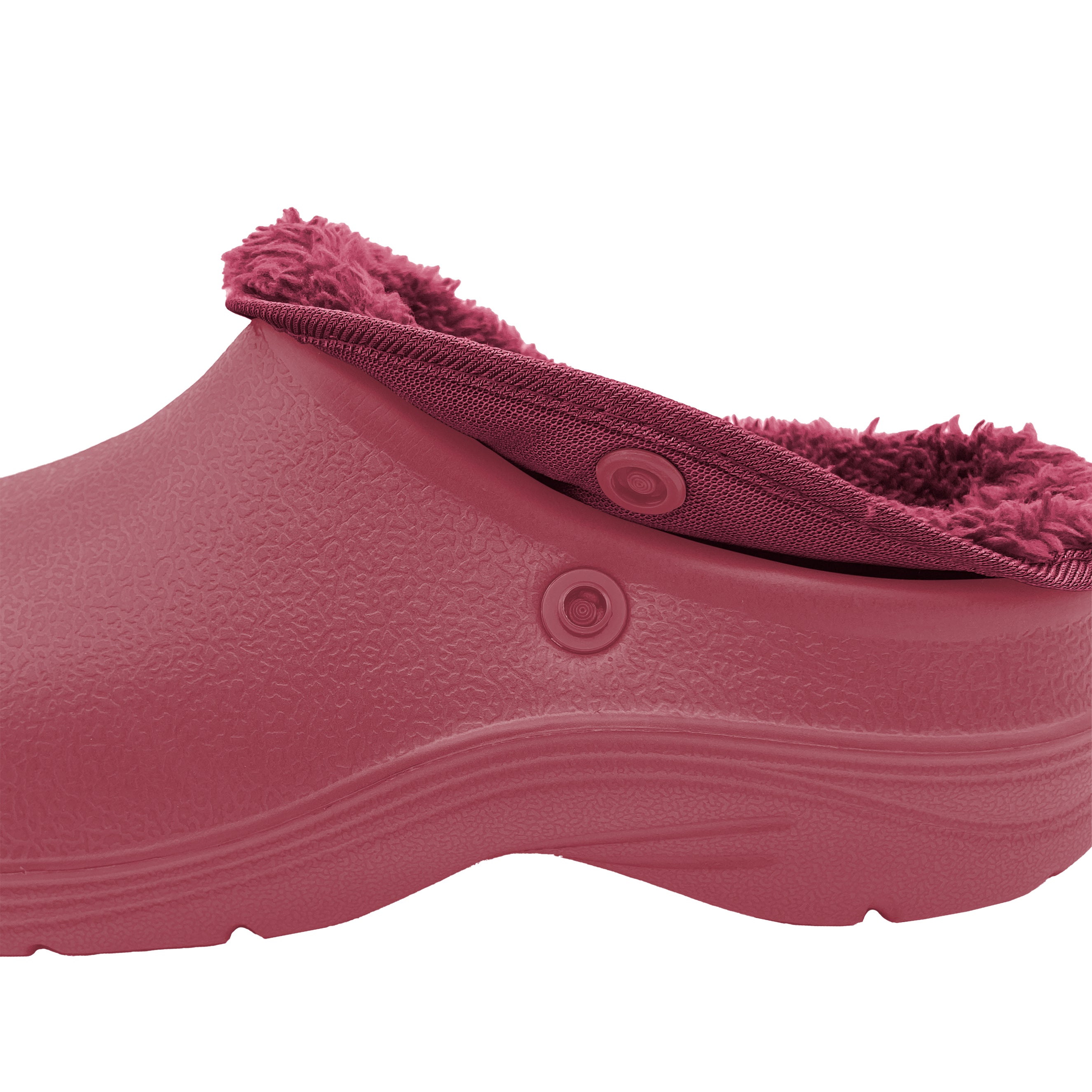 Women's Thermal Fleece Lined Garden Clogs - Warm Slip-Resistant Outdoor Shoes for Winter Gardening, Yard Work & Home Use