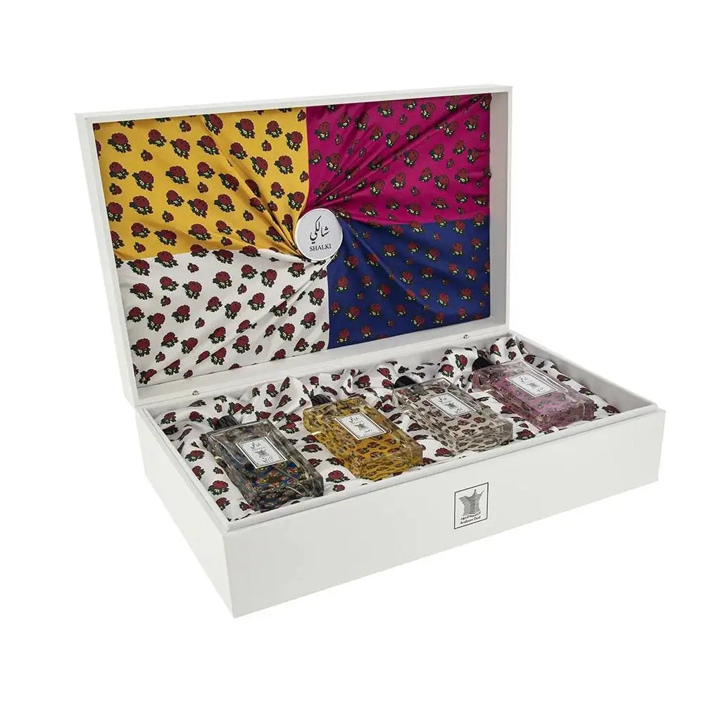 Shalki Collection Eau de Parfum Set - 4 x 100ml Luxury Perfume Gift Set for Women, Long-Lasting Fragrance for Daily Wear, Date Nights & Special Occasions
