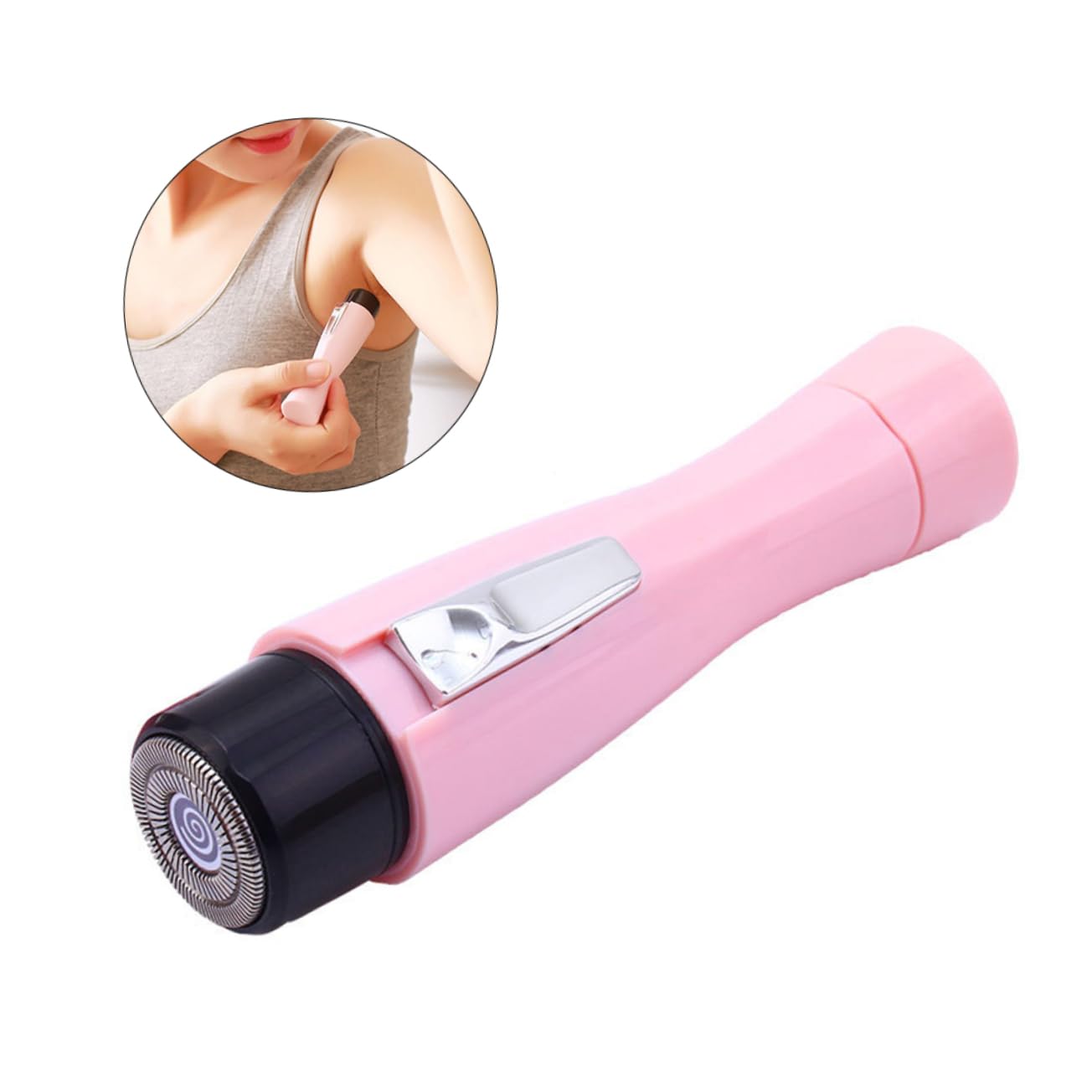 IPETBOOM Electric Razor for Women - Pink Ladies Shaver with Bikini & Leg Hair Remover | Smooth & Painless Hair Removal for Sensitive Skin | Perfect for Travel, Gym & Daily Use