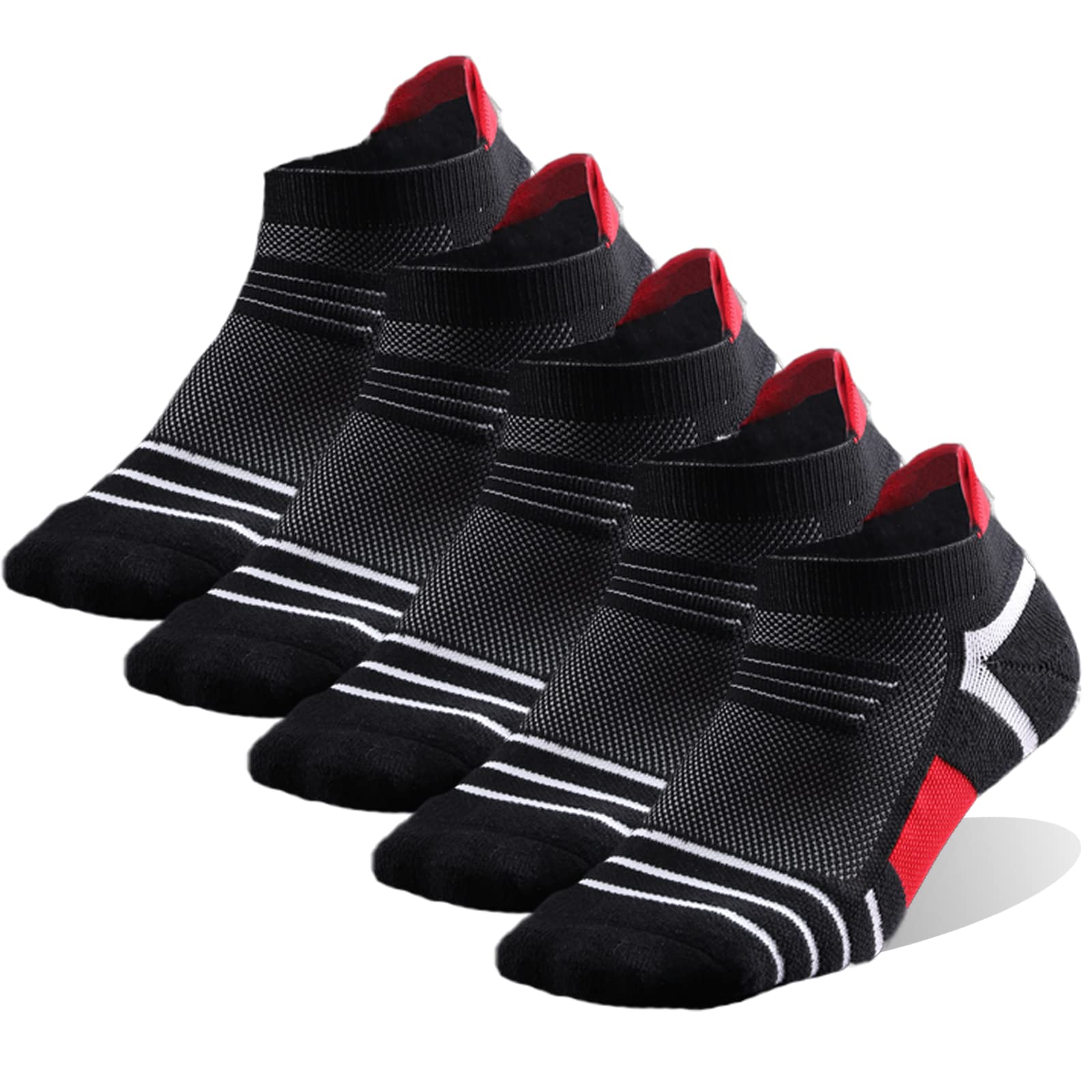Copper Infused Ankle Socks for Men & Women - Breathable Athletic Cushion Low Cut Socks for Running, Gym & Everyday Comfort