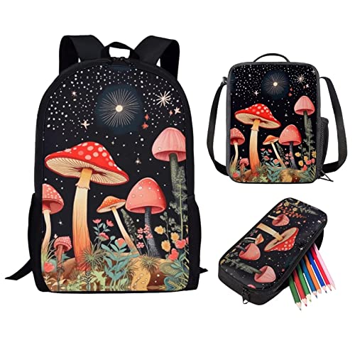 Red Mushroom Moon Star