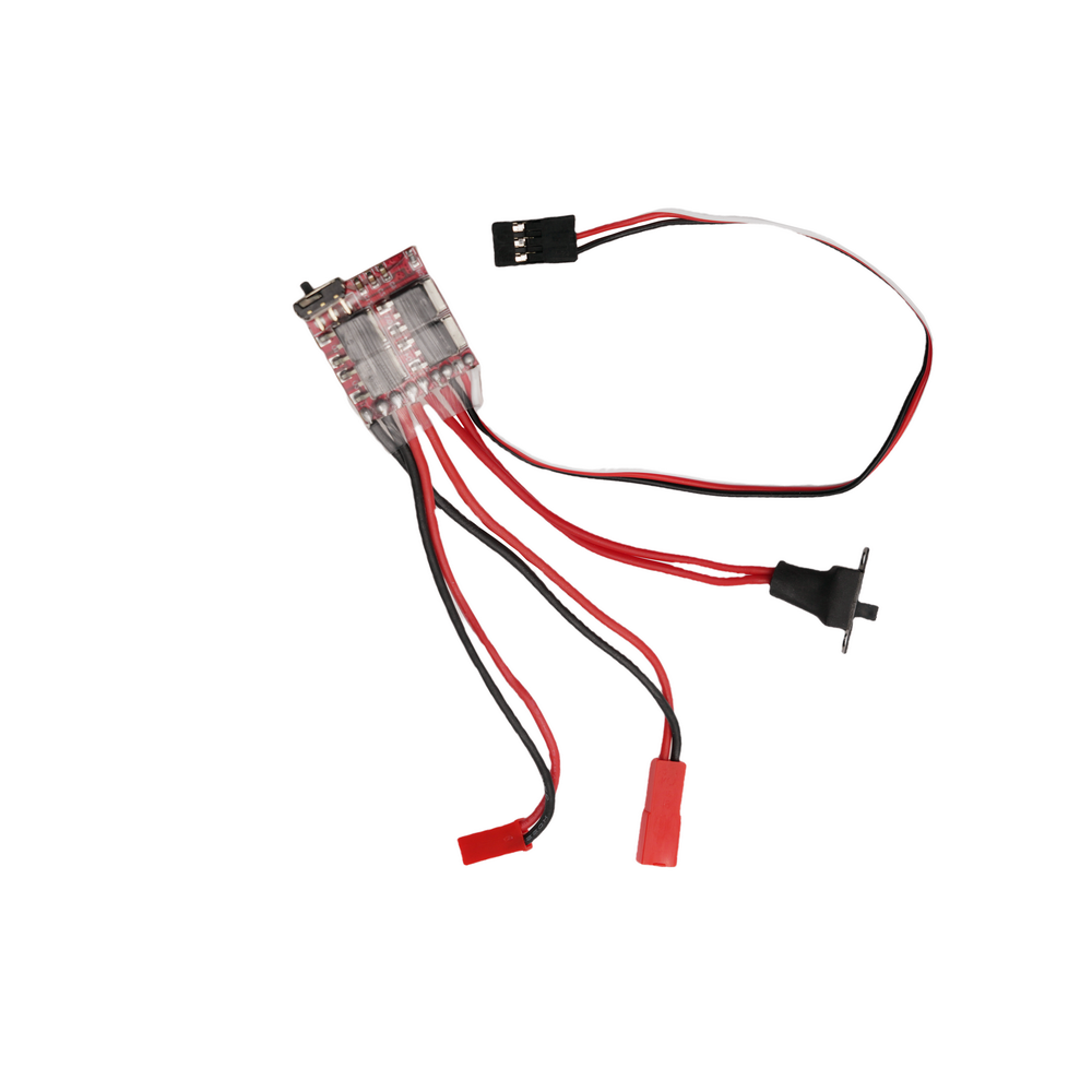WPL MN RC ESC Upgrade - 20A/30A Brushed Bidirectional Electronic Speed Controller with Brake for RC Cars, Trucks, and Crawlers - Perfect for Off-Road Racing and Crawling Adventures