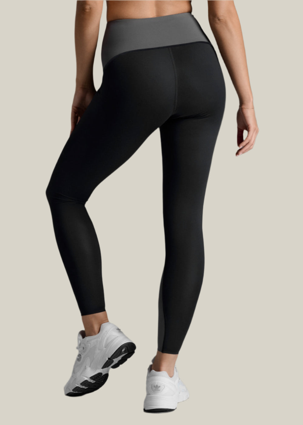 High Waist Compression Leggings for Women - Contour Fit Workout Tights - Yoga, Running & Gym Training