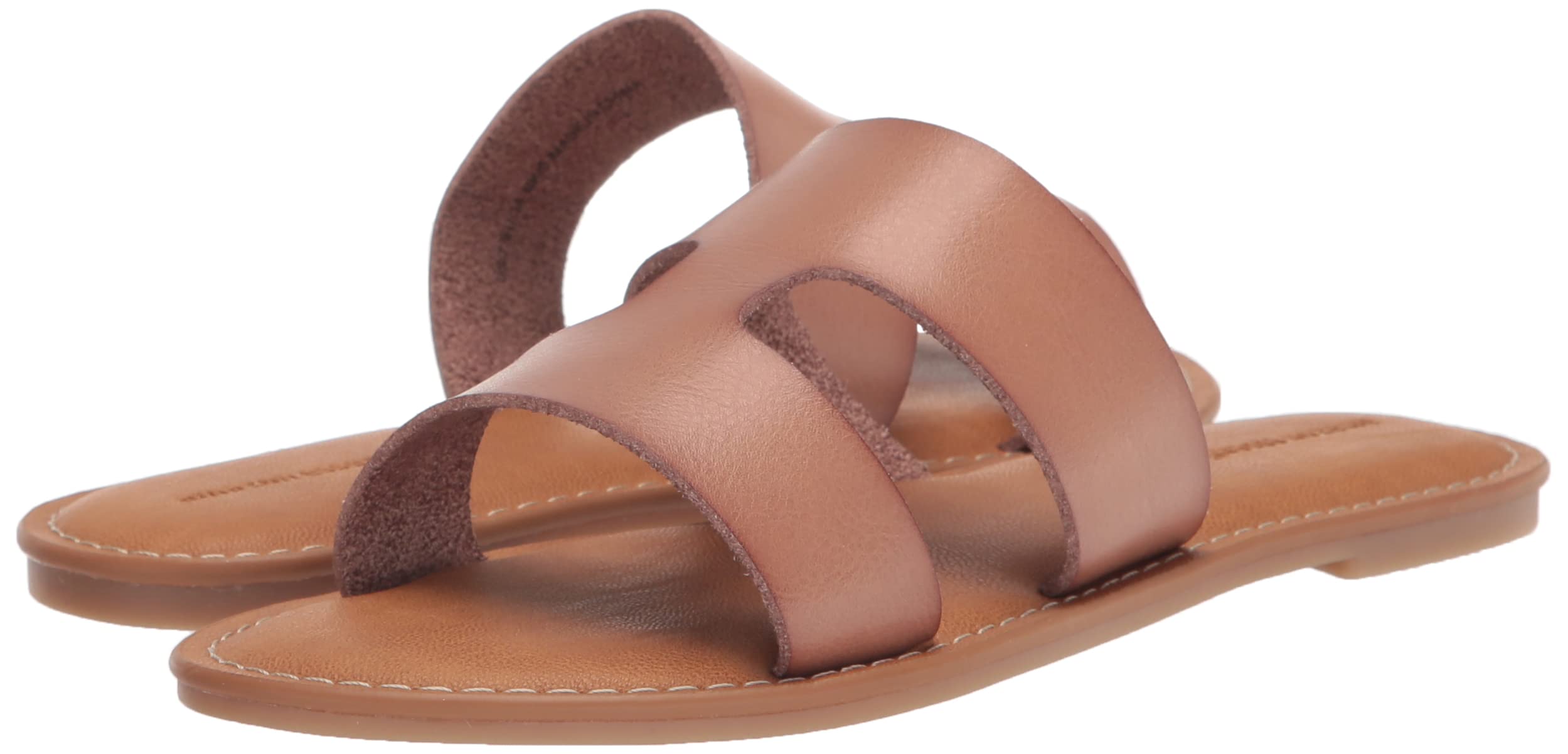Amazon Essentials Women's Flat Banded Sandals - Comfortable Casual Summer Shoes for Beach, Walking & Everyday Wear