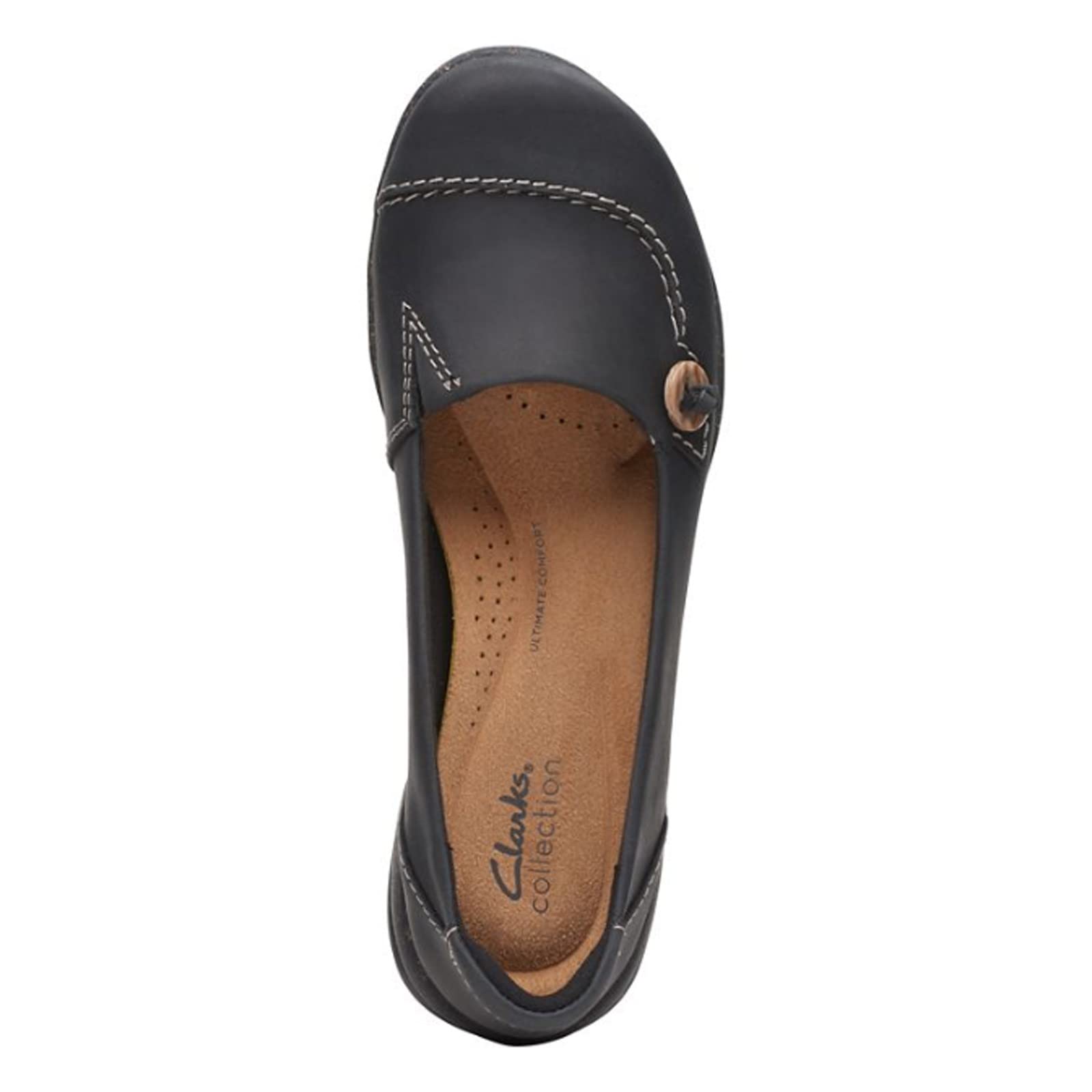 Clarks Women's Roseville Sky Loafer - Comfortable Slip-On Shoes for Women, Casual & Office Wear, Lightweight Walking Shoes for Everyday Use