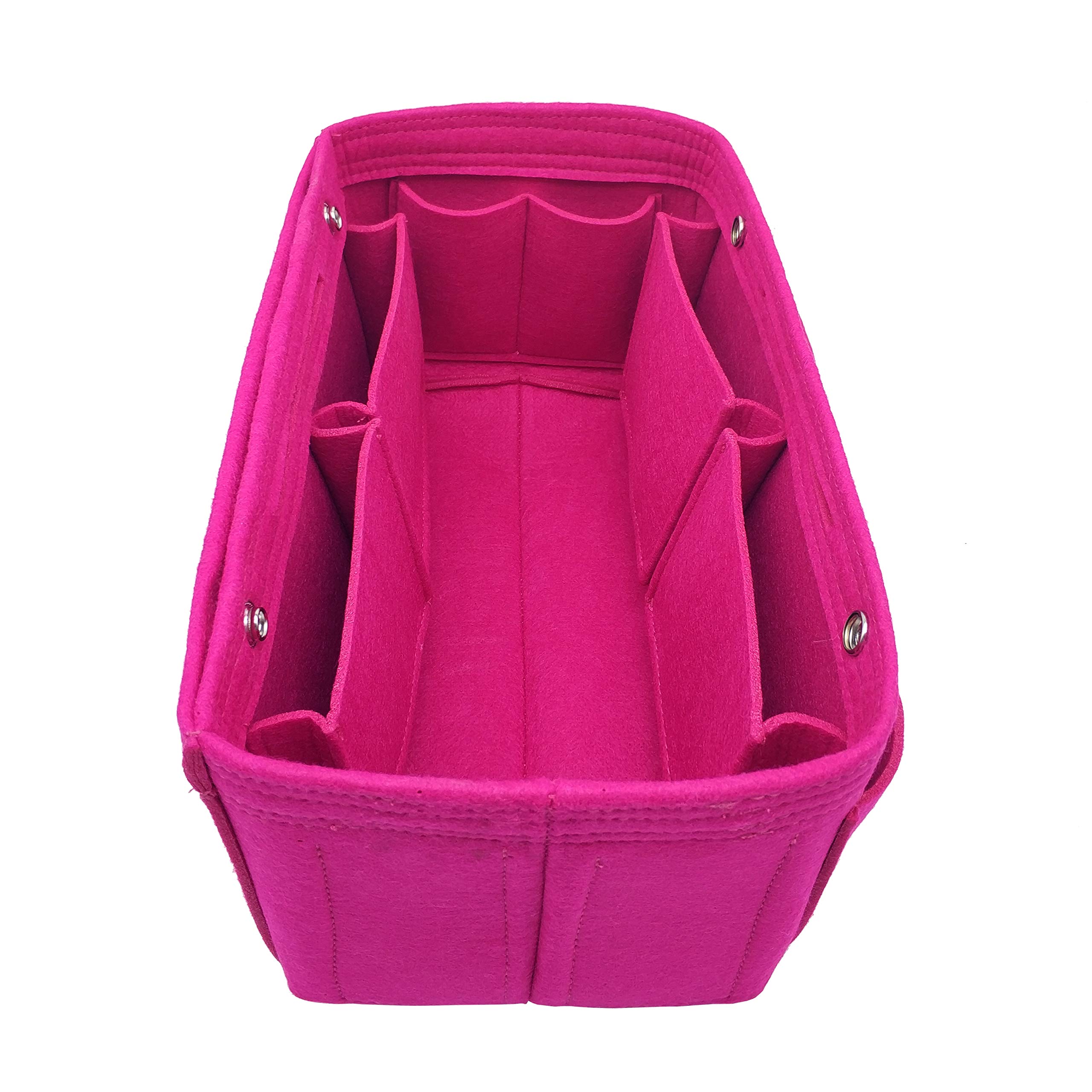 LEXSION Felt Purse Organizer Insert - Multi-Pocket Handbag Organizer with 8 Slots for Wallet, Phone & Makeup | Perfect for Tote Bags, Crossbody & Designer Purses