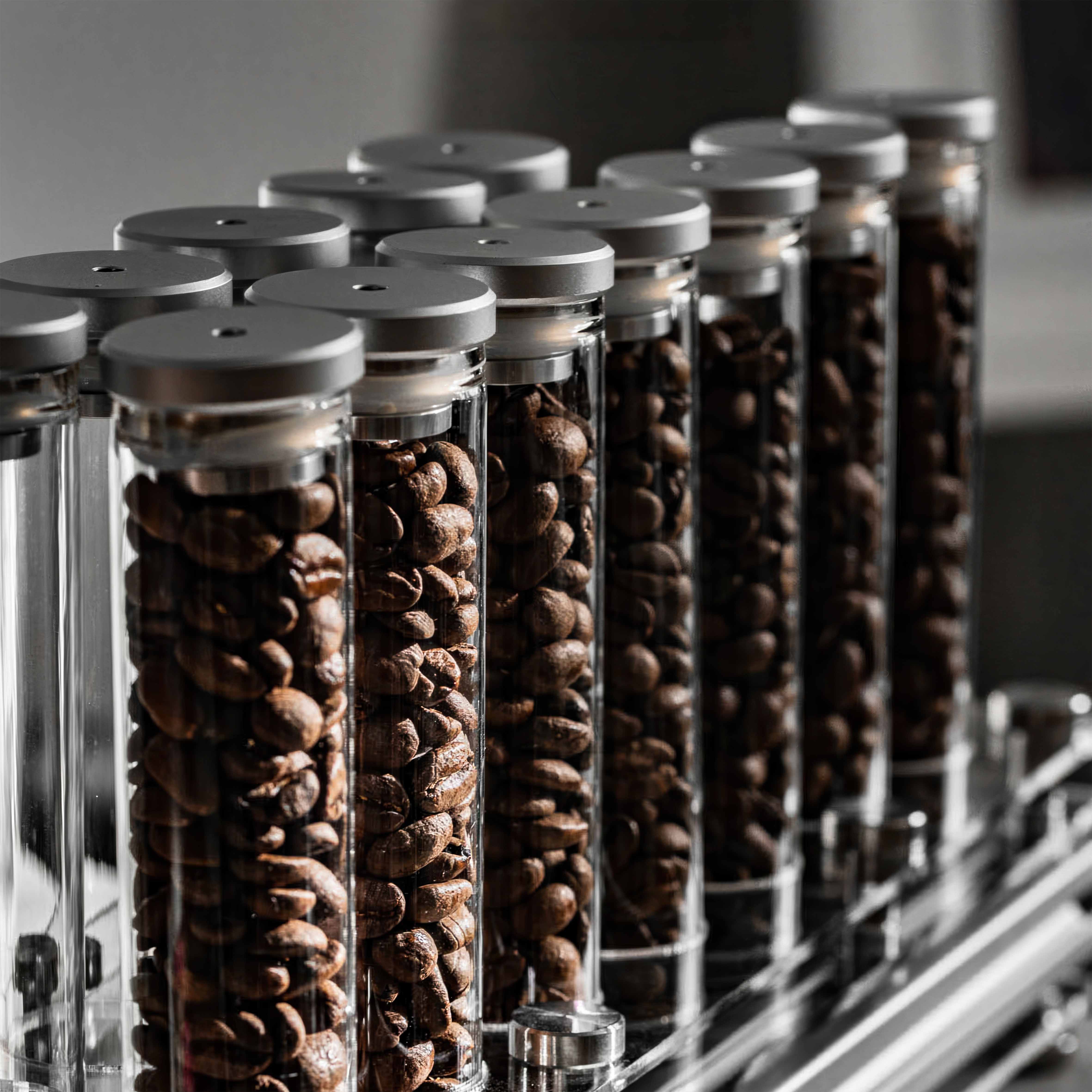 Fresh Coffee Bean Storage Container with Aroma Lock One Way Valve - Ideal for Home, Office & Coffee Shops to Preserve Flavor & Aroma