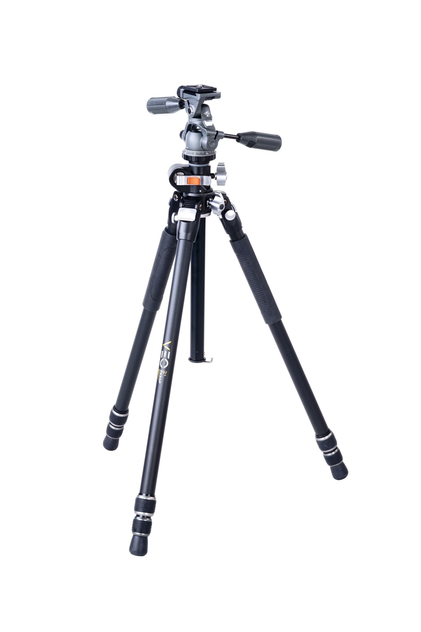VEO 3+ 263AP Professional Aluminum Tripod with Smooth Panhead for Overhead Shooting - Perfect for Photography, Videography, Vlogging and Live Streaming