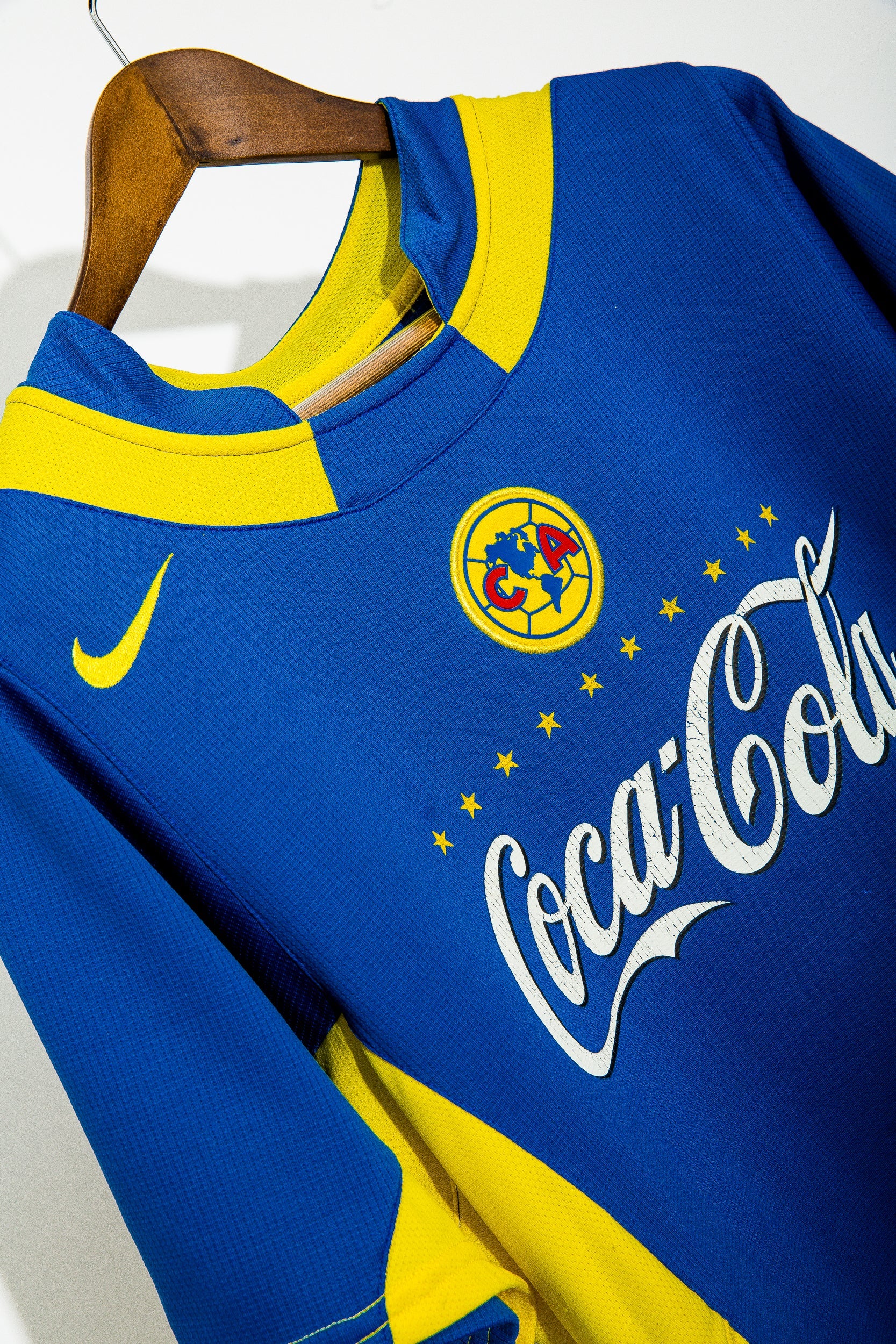 2004-2005 Club America Away Jersey #7 Cuauhtemoc Lopez (Large) - Authentic Soccer Jersey for Fans & Collectors - Perfect for Matchdays & Memorabilia Display