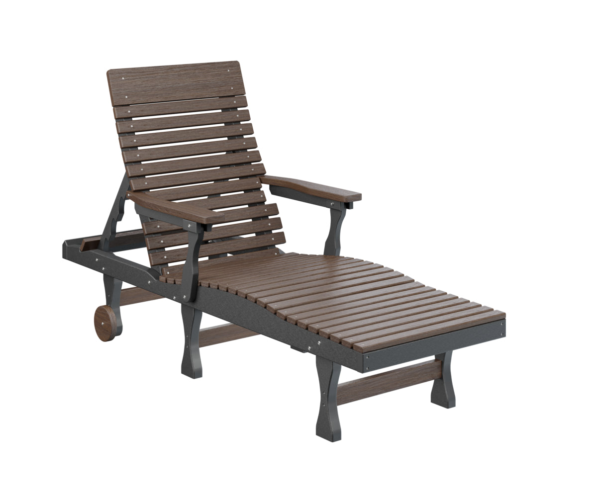 Berlin Gardens Casual Back Chaise Lounge - Comfortable Outdoor Patio Furniture for Poolside, Garden & Deck Relaxation | Weather-Resistant & Durable Design