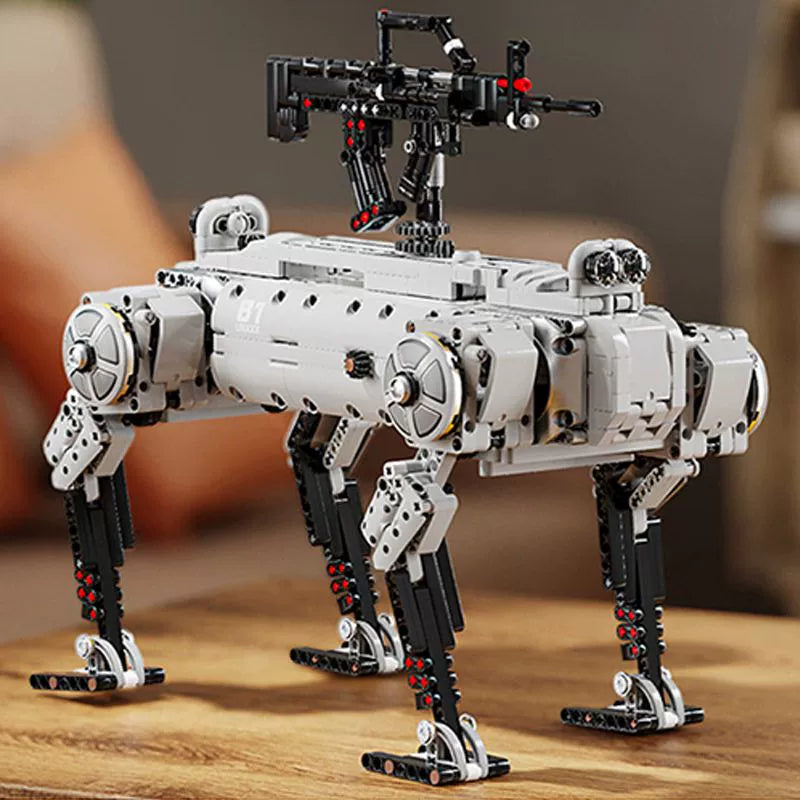 1613pcs 12GO 96009 Remote Control Robot Dog - Intelligent Unmanned Robotic Toy for Kids & Adults, STEM Educational Gift for Birthday & Christmas | Indoor & Outdoor Play, Science Learning, Tech Enthusiasts