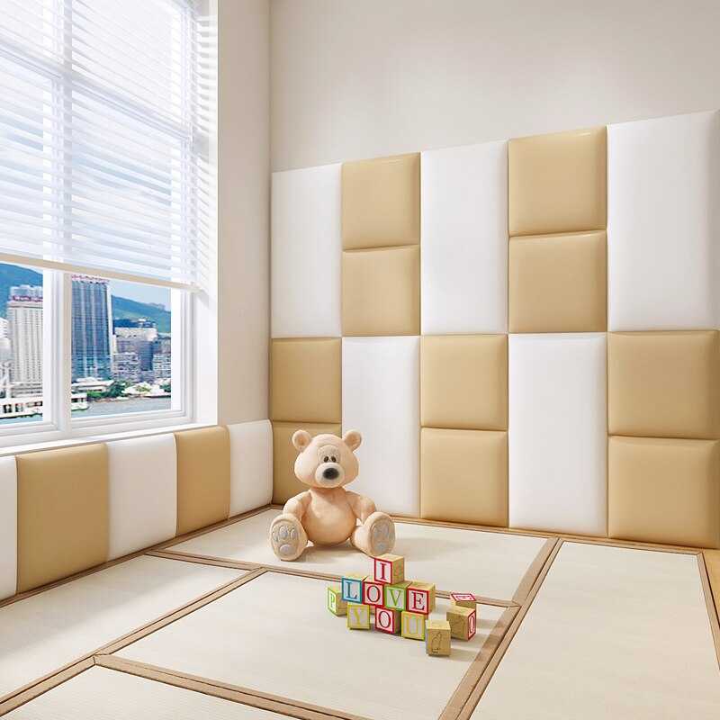 Ocean Waves Kids Wall Padded Safety Cushions - Soft Foam Bumper Guards for Toddler Playroom & Nursery (Set of 4) | Baby Proofing Corner Protectors for Home Safety