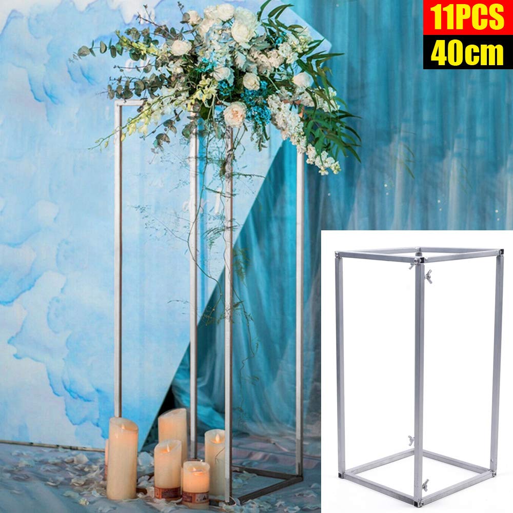 Hexagonal Wrought Iron Wedding Arch Stand - Elegant Backdrop Frame for Wedding Decorations, Party Background & Tabletop Flower Display | Perfect for Ceremonies, Receptions & Photo Booths