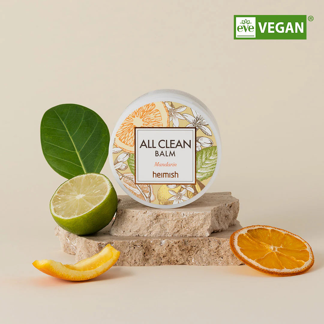 All Clean Balm Mandarin - Gentle Cleansing Balm for Makeup Removal & Skincare | Perfect for Daily Face Cleansing & Travel