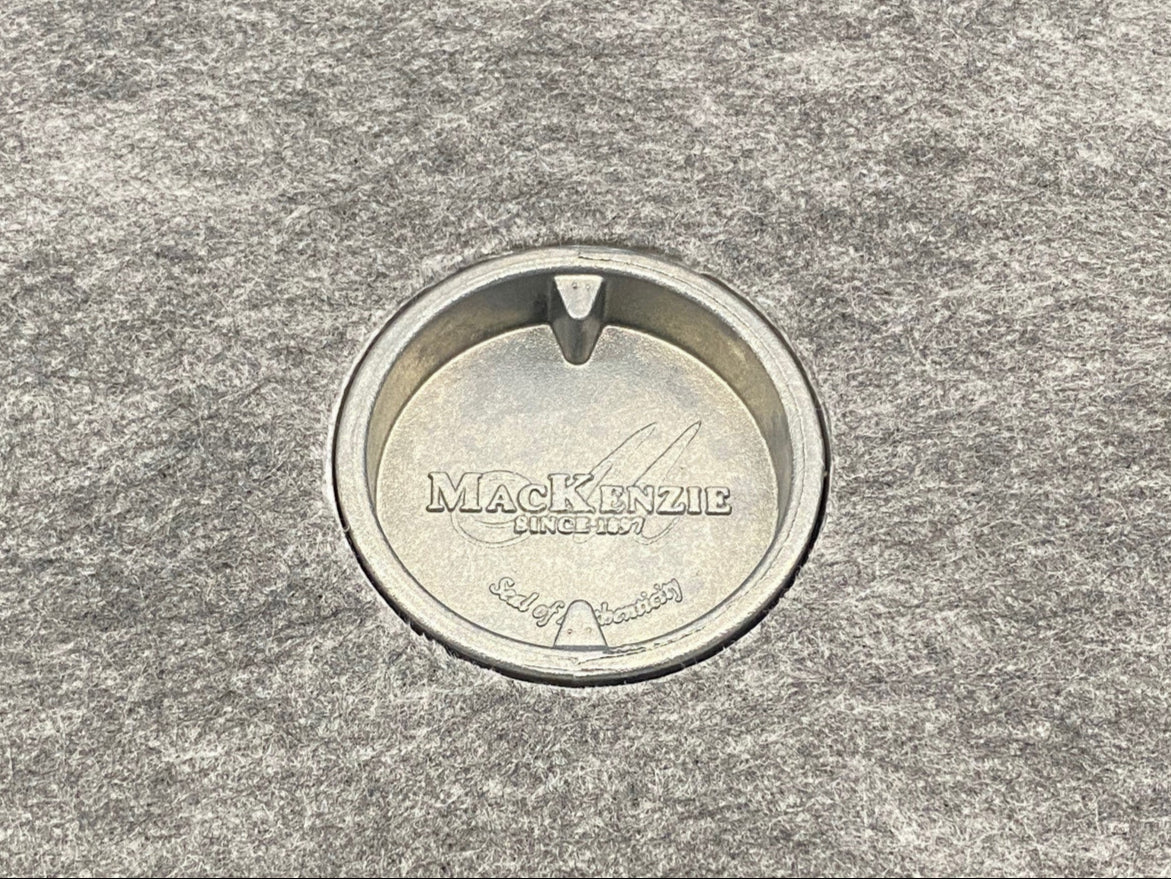 Classic Cultured Granite Urn in Mist Gray - Elegant Memorial Urn for Ashes - Perfect for Home Display, Funeral Services & Remembrance Ceremonies