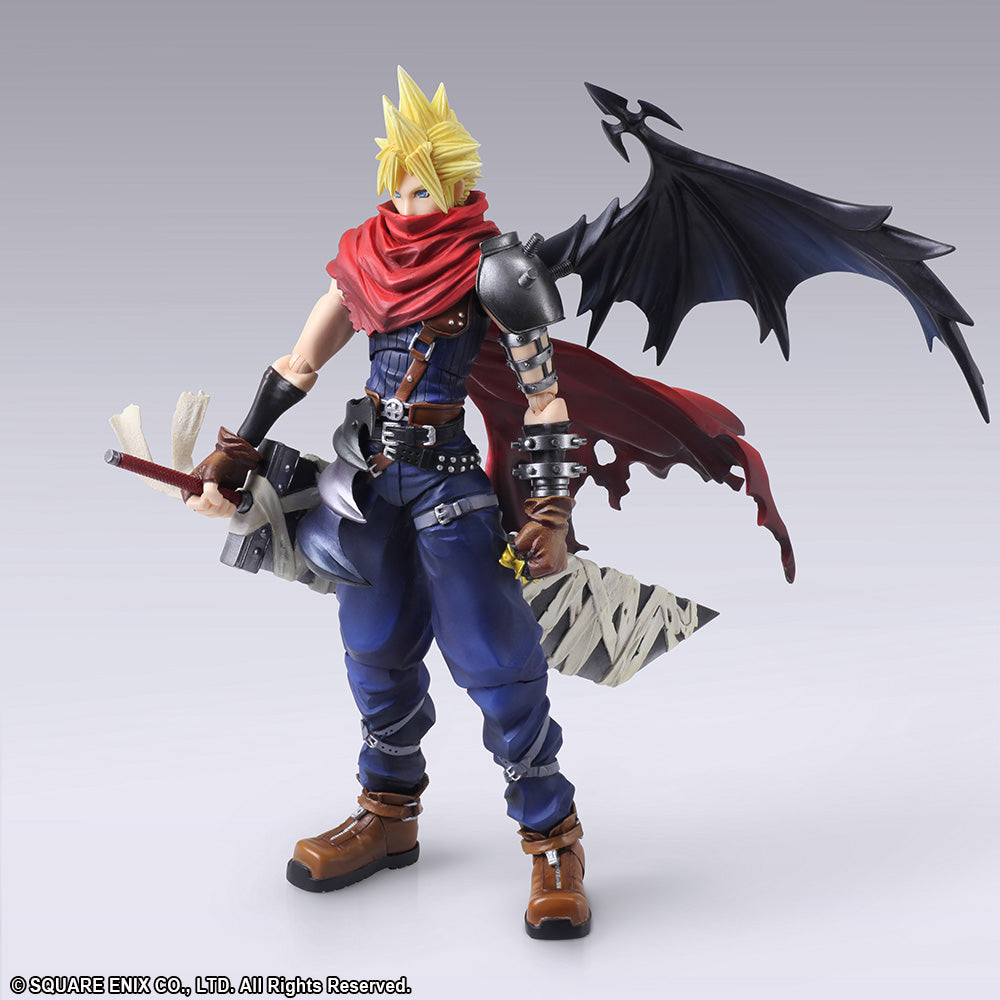Final Fantasy Cloud Strife Another Form Variant Action Figure - Square Enix Bring Arts Collectible - Perfect for Gaming Displays & Anime Collections