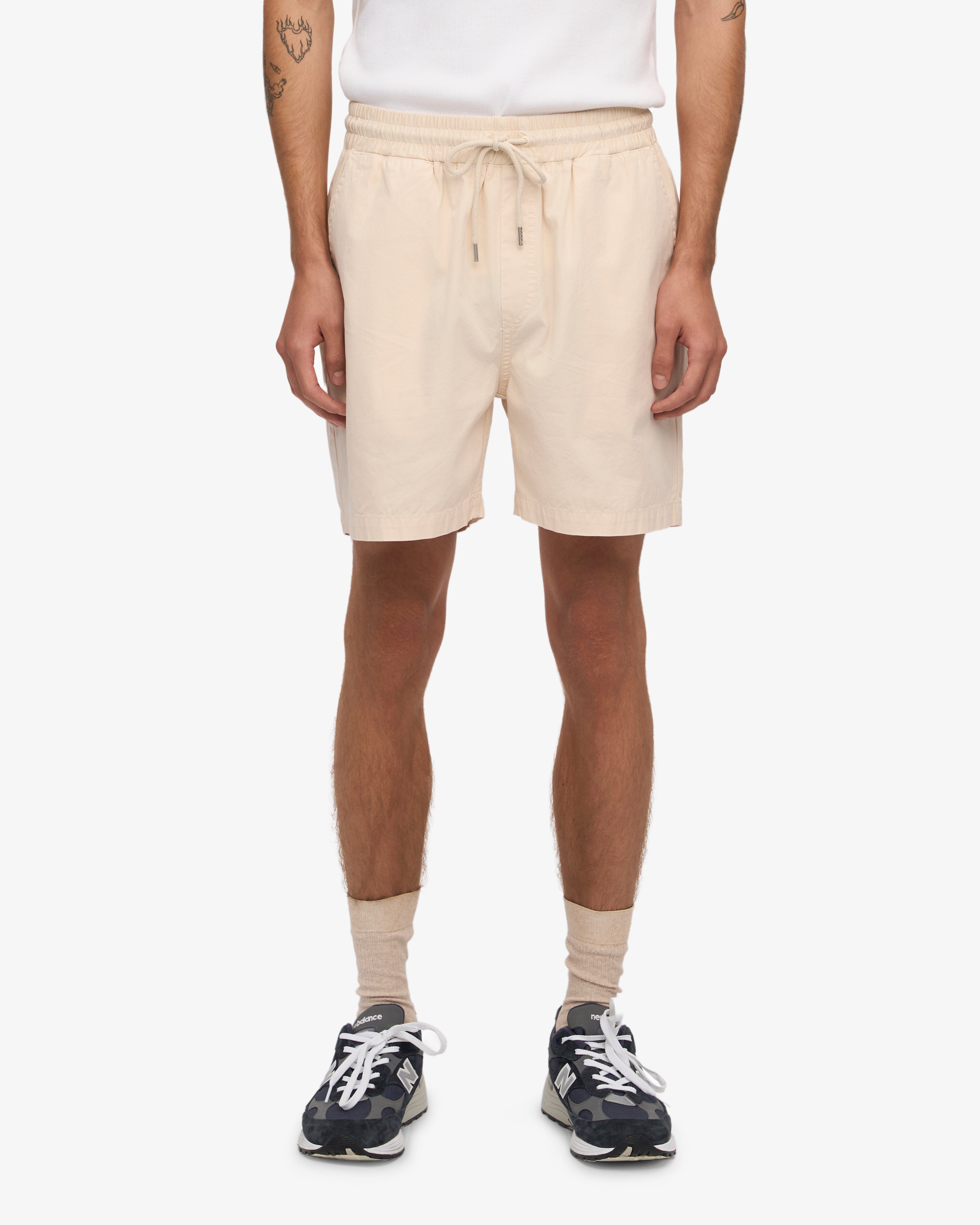 Organic Twill Shorts for Women - Ivory White | Comfortable & Breathable Summer Casual Shorts | Perfect for Beach, Travel & Everyday Wear