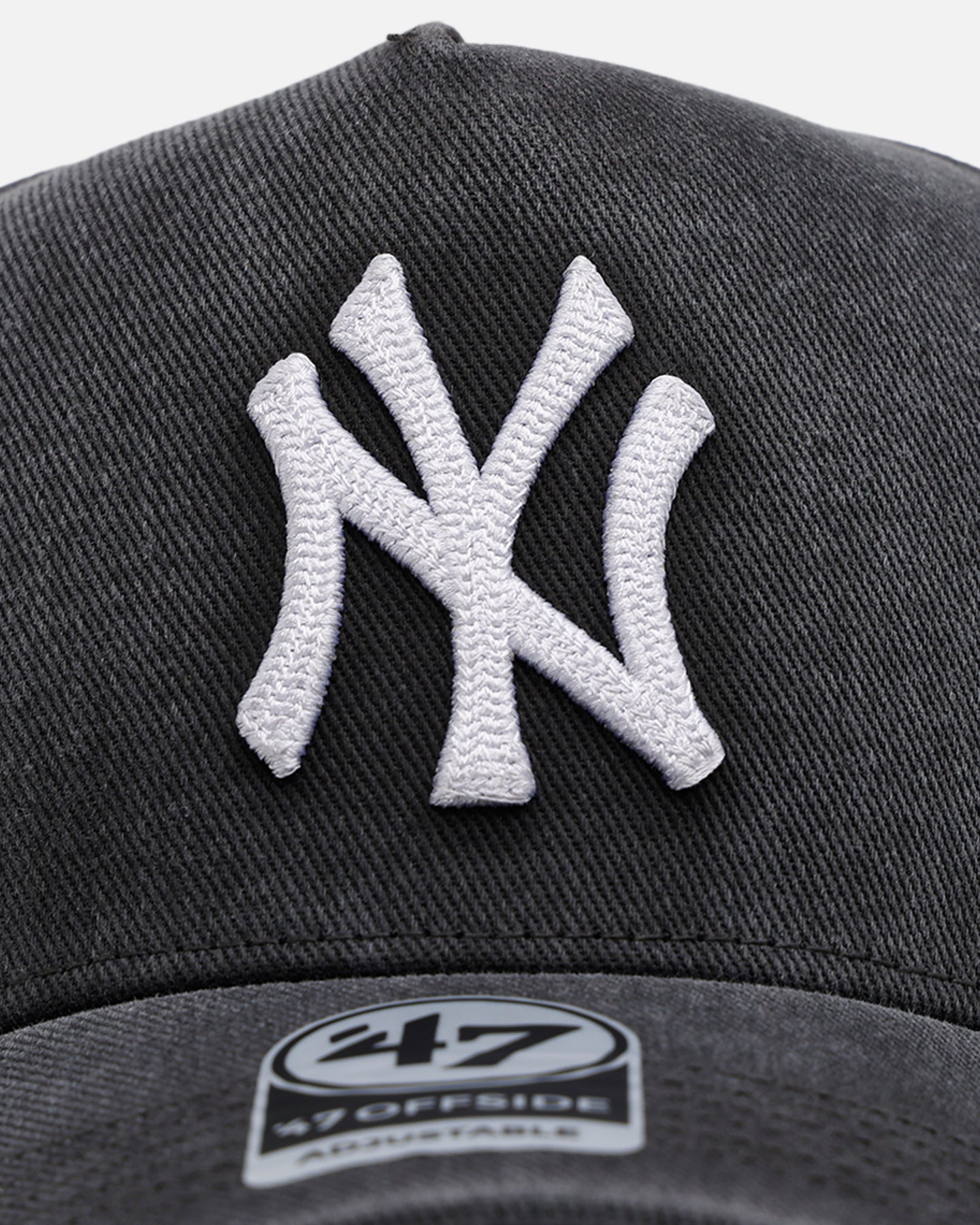 New York Yankees 'Washed Black' Snapback Hat - 47 Brand Official MLB Baseball Cap for Men & Women - Perfect for Games, Streetwear & Fan Collections