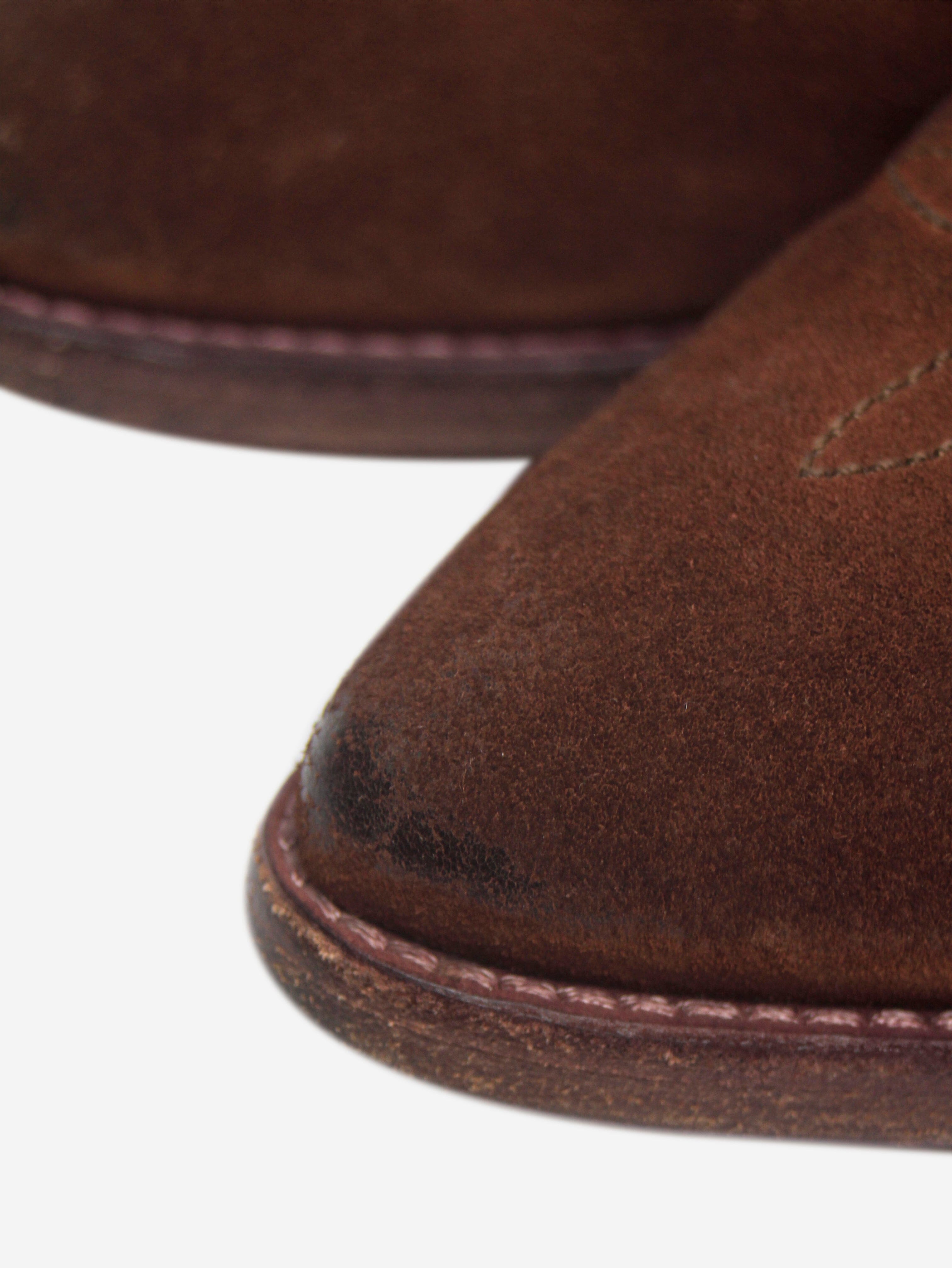 Brown Suede Western Ankle Boots for Women - Size EU 37 (US 6.5) | Comfortable Cowgirl Boots for Casual Wear, Country Music Festivals & Western Fashion Outfits
