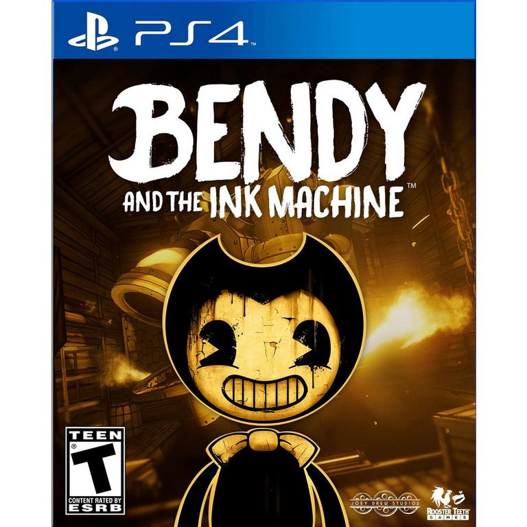 Bendy and the Ink Machine Horror Game for PlayStation 4 - Complete in Box (CIB) | Survival Puzzle Adventure for Teens & Adults | Perfect for Halloween Gaming & Streamers