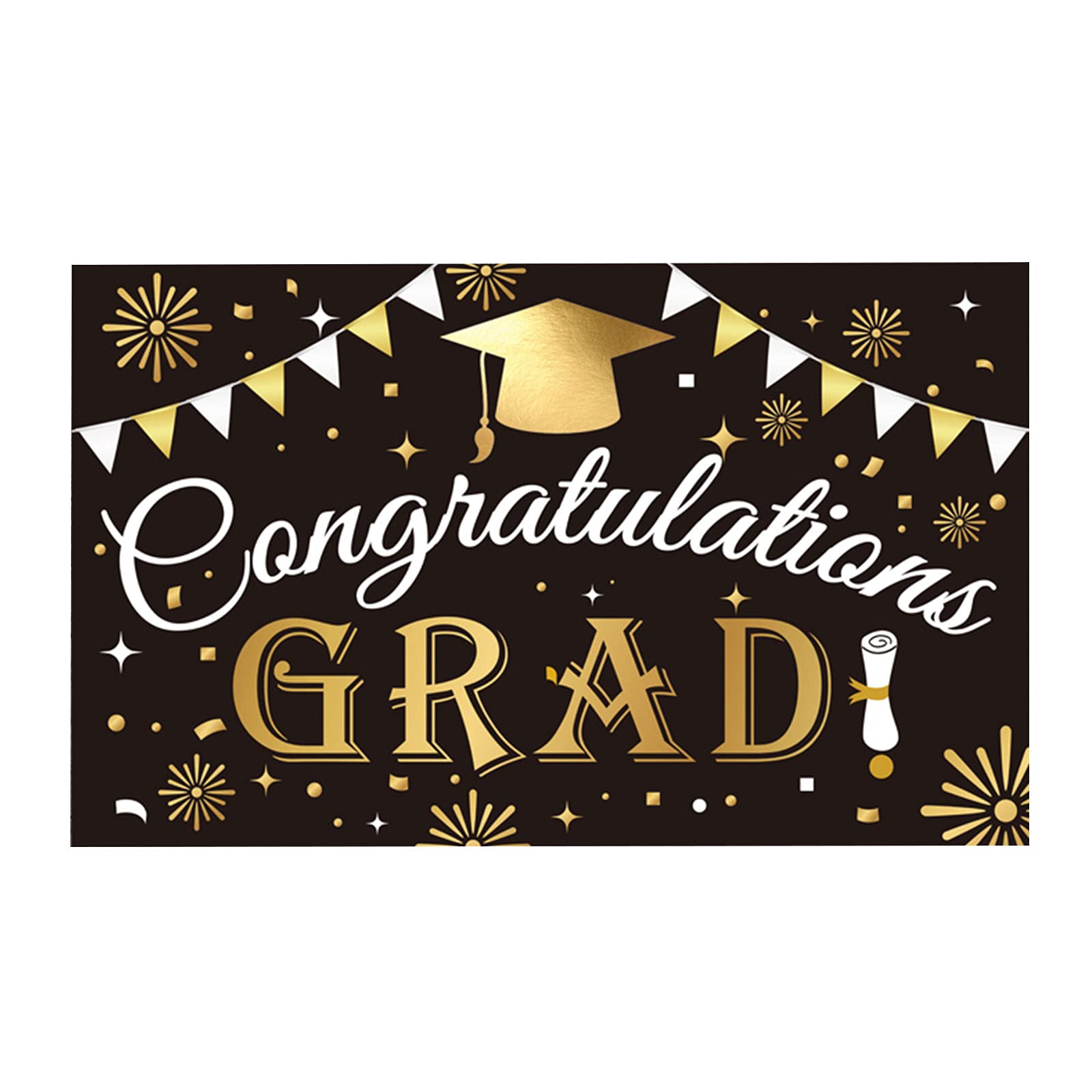 2021 Graduation Season Banner - High Quality Graduation Background Banner for Parties, Ceremonies & Photo Backdrops - Perfect for Graduation Decorations & Celebrations