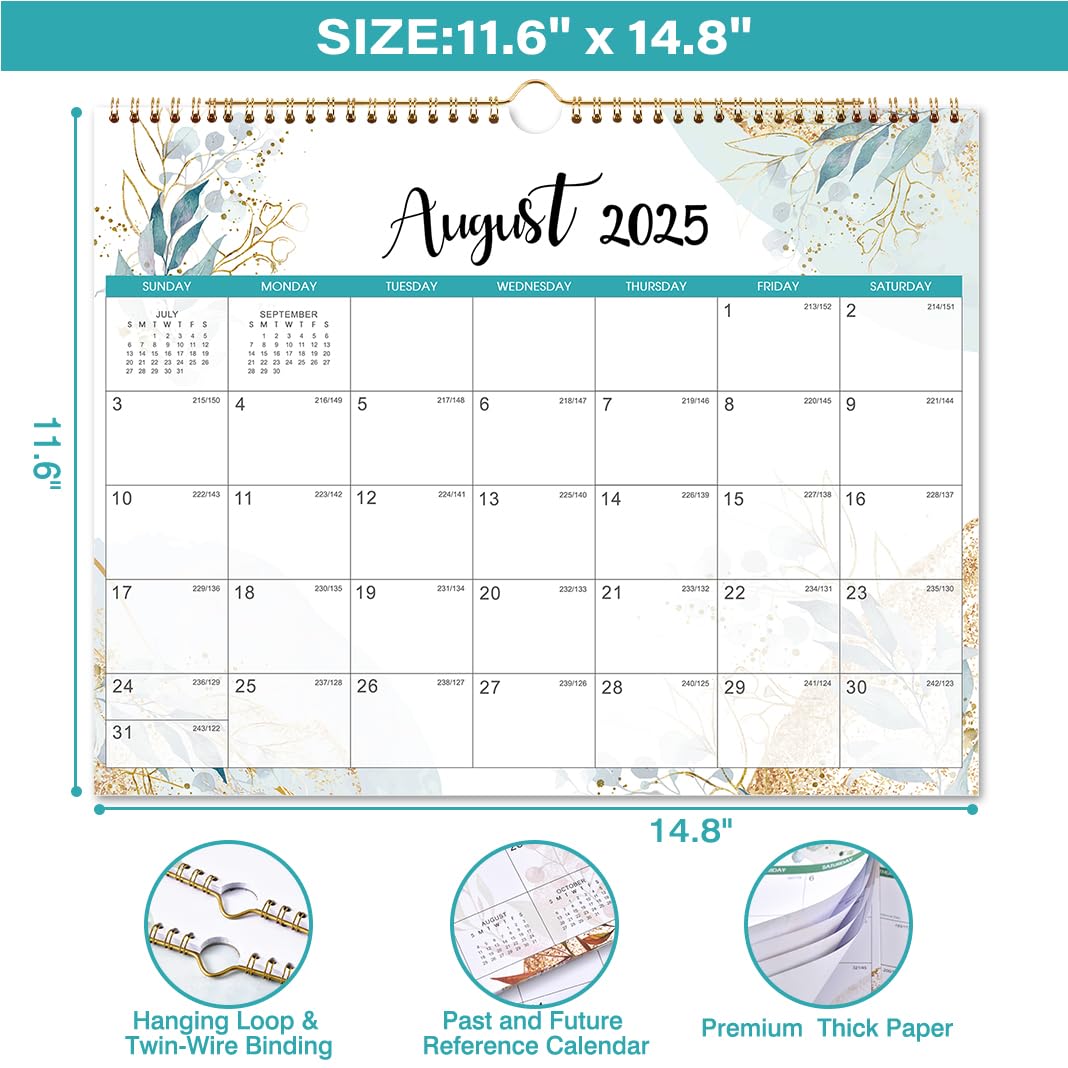 2025-2026 18-Month Wall Calendar | July 2025-December 2026 | 11.6