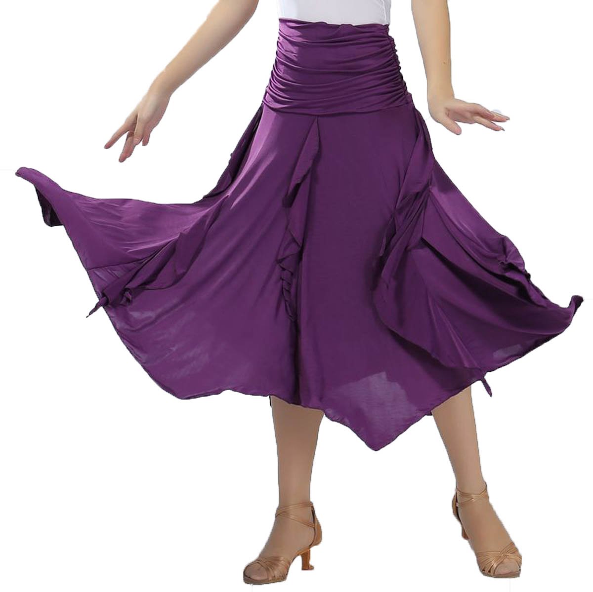 Elegant Ballroom Swing Long Skirts for Women - Perfect for Latin, Salsa & Swing Dancing - Formal Dances & Performances
