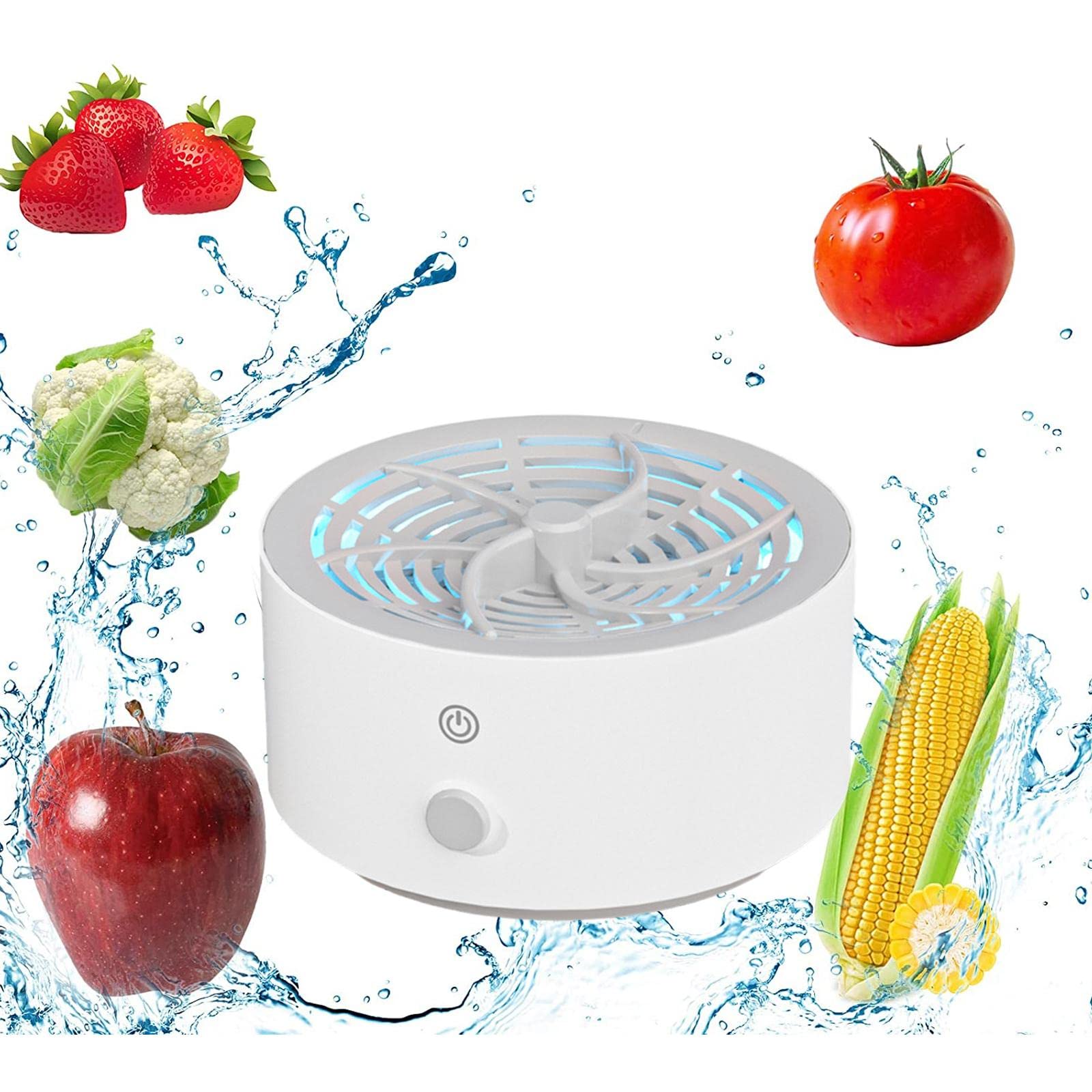 CHENXU Portable Fruit and Vegetable Washing Machine - 4000mAh USB Rechargeable Food Cleaner for Fruits, Veggies, Rice & Meat | Perfect for Kitchen, Camping & Travel Use