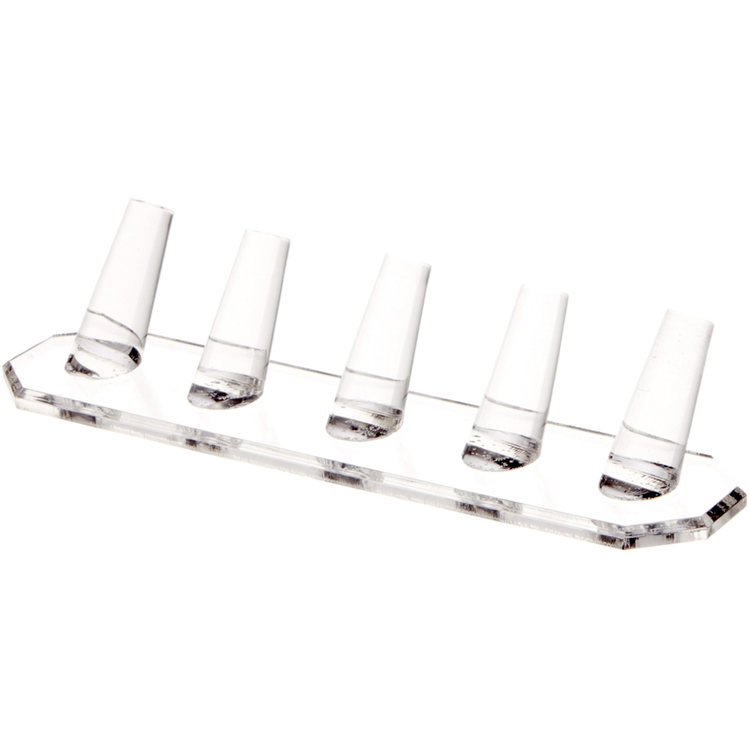 Clear Acrylic Ring Finger Display Stand - 6 Pack (8.25