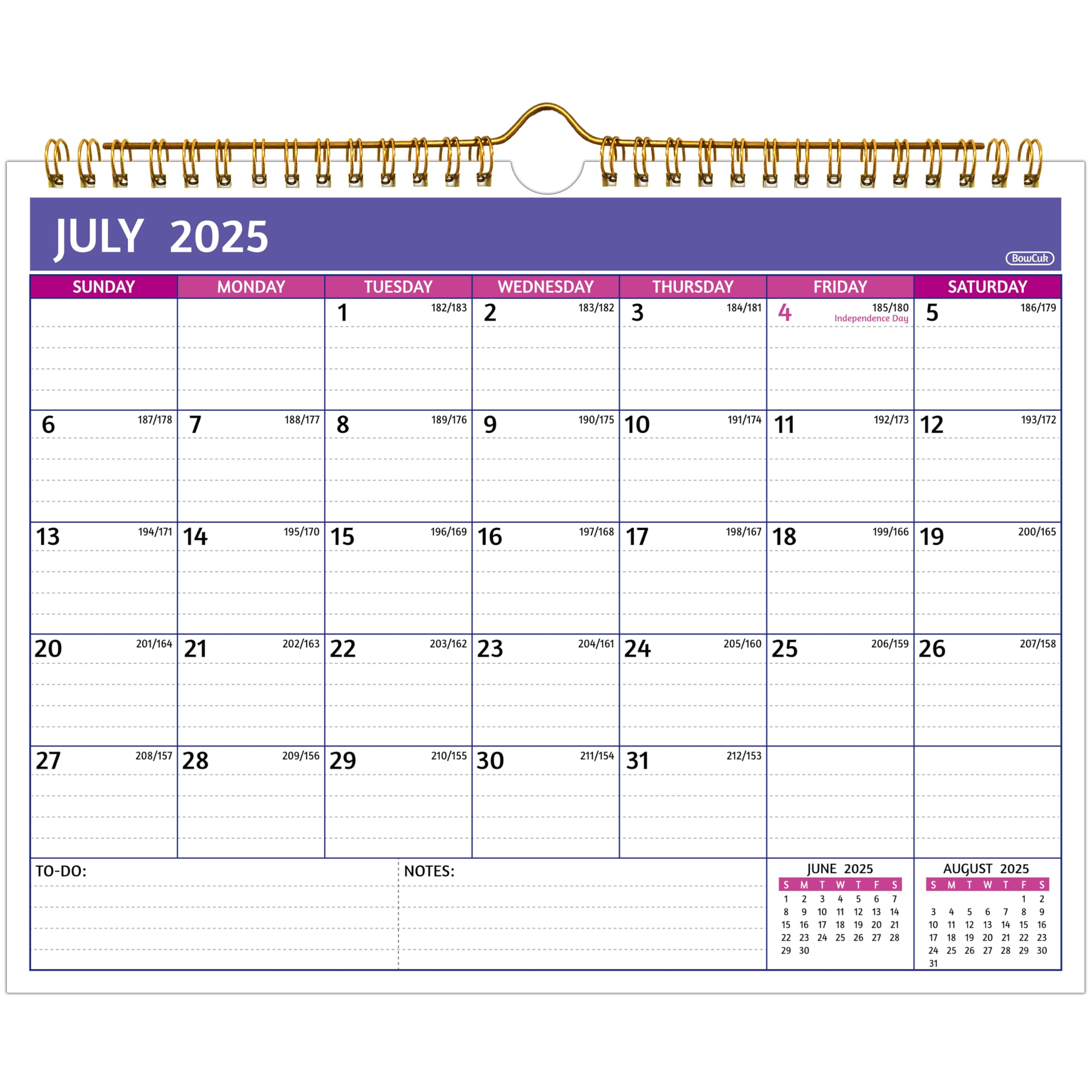2025-2027 Wall Calendar | 2 Year Monthly Planner (July 2025 - June 2027) | 11