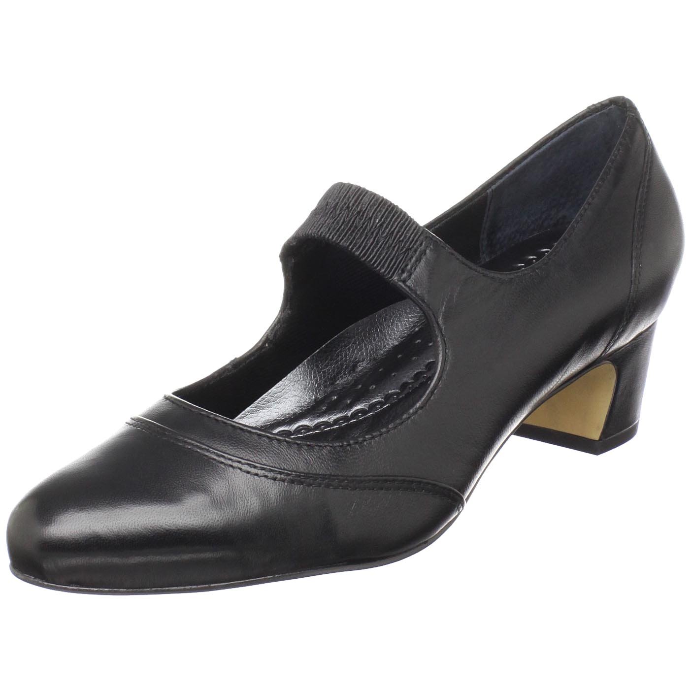 Trotters Women's Jeanne Mary Jane Pump Shoes - Comfortable & Stylish Low Heel Pumps for Work, Office, and Formal Occasions