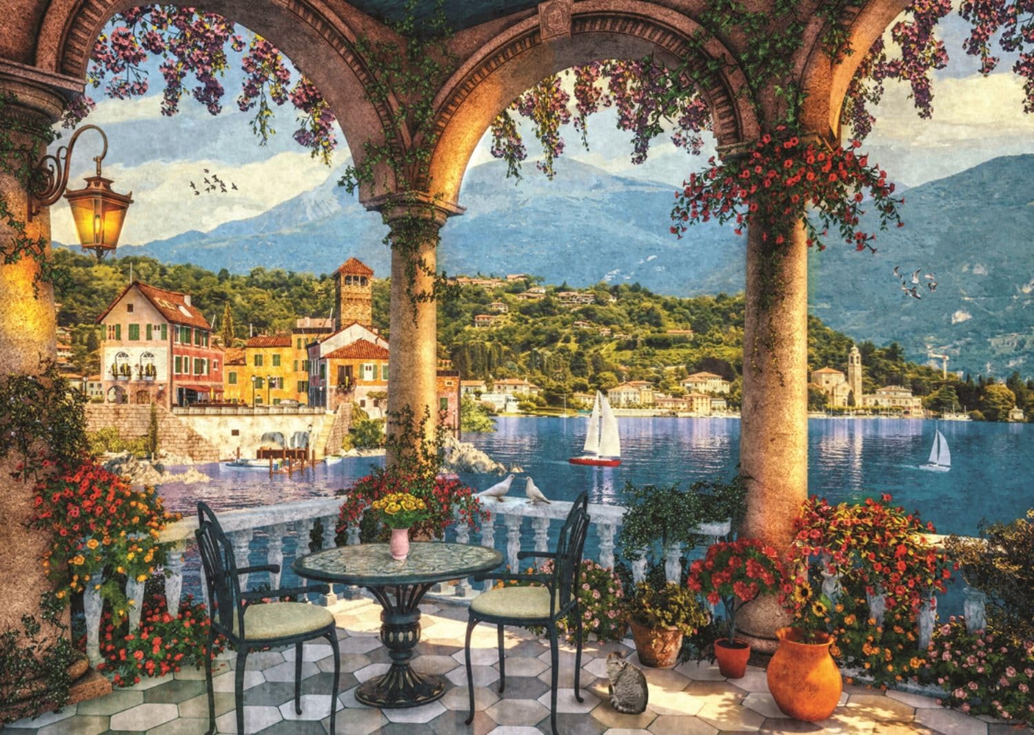 3000 Piece Anatolian Mediterranean Jigsaw Puzzle #4926 - Challenging Adult Puzzle for Family Game Night & Relaxation