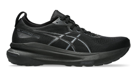 ASICS Gel Kayano 31 GS Running Shoes for Kids - Black/Black | Lightweight Cushioned Sneakers for School, Sports & Daily Wear