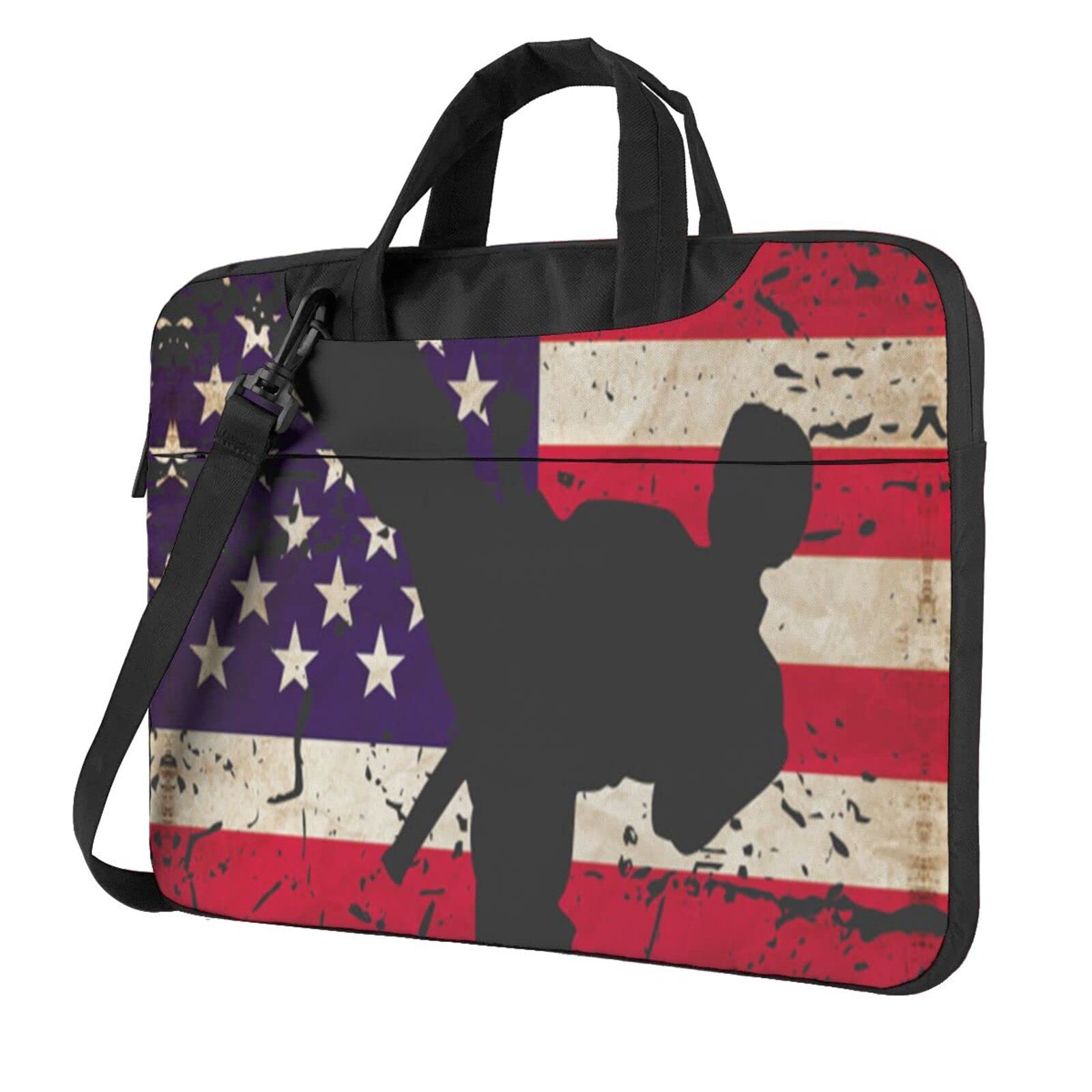 Math Hippo Slim Laptop Bag for 13-15.6 Inch - Lightweight Computer Briefcase & Tablet Sleeve Case - Perfect for Business, Travel & School Use