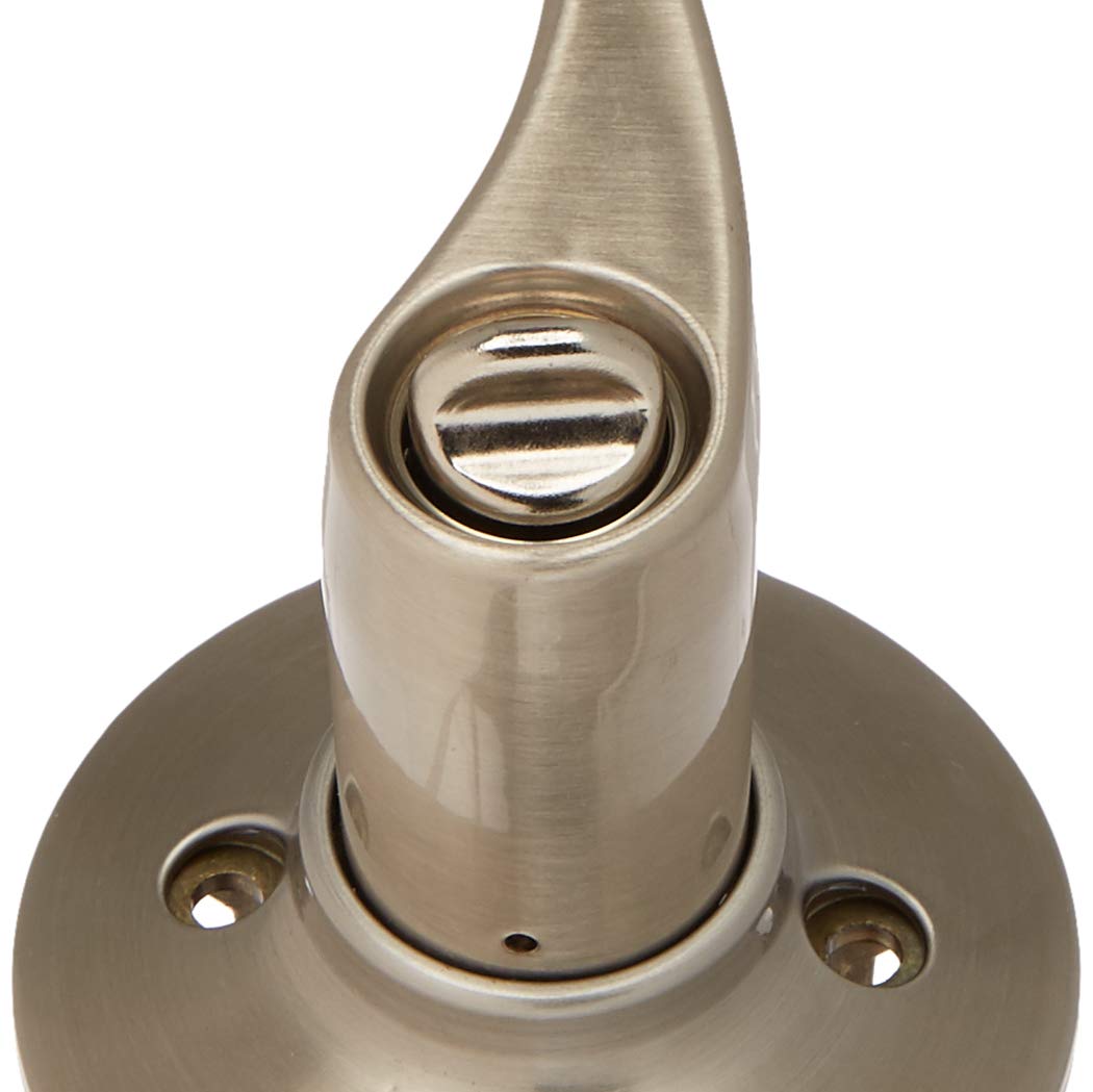 Schlage F51A ACC 619 Keyed Entry Door Lever Lock - Satin Nickel Finish | Secure & Stylish for Homes, Offices & Apartments