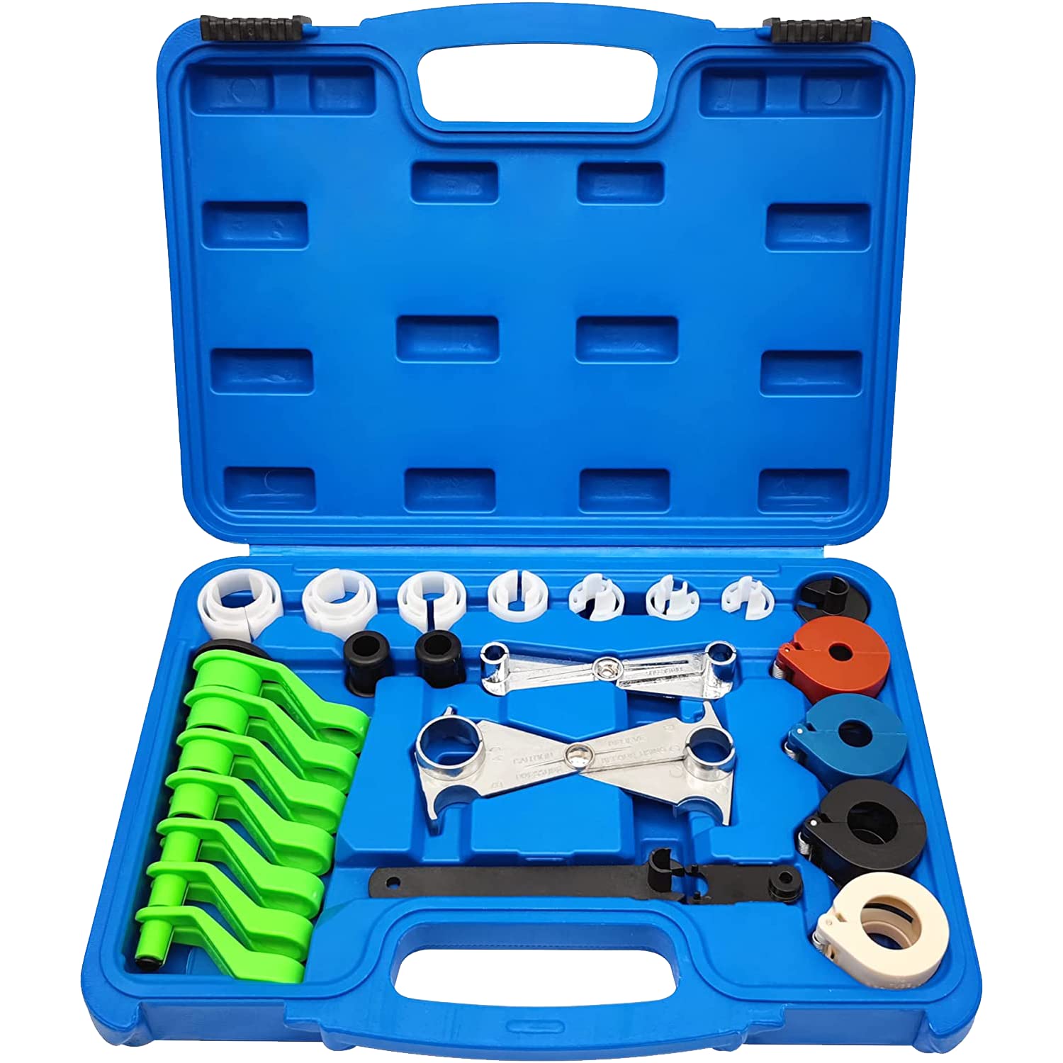 **ZKTOOL 25-Piece Quick Disconnect Tool Set - A/C, Fuel & Transmission Line Disconnect Kit for Mechanics - Compatible with Ford, Chevy, GM & More - Perfect for Auto Repair & Maintenance**