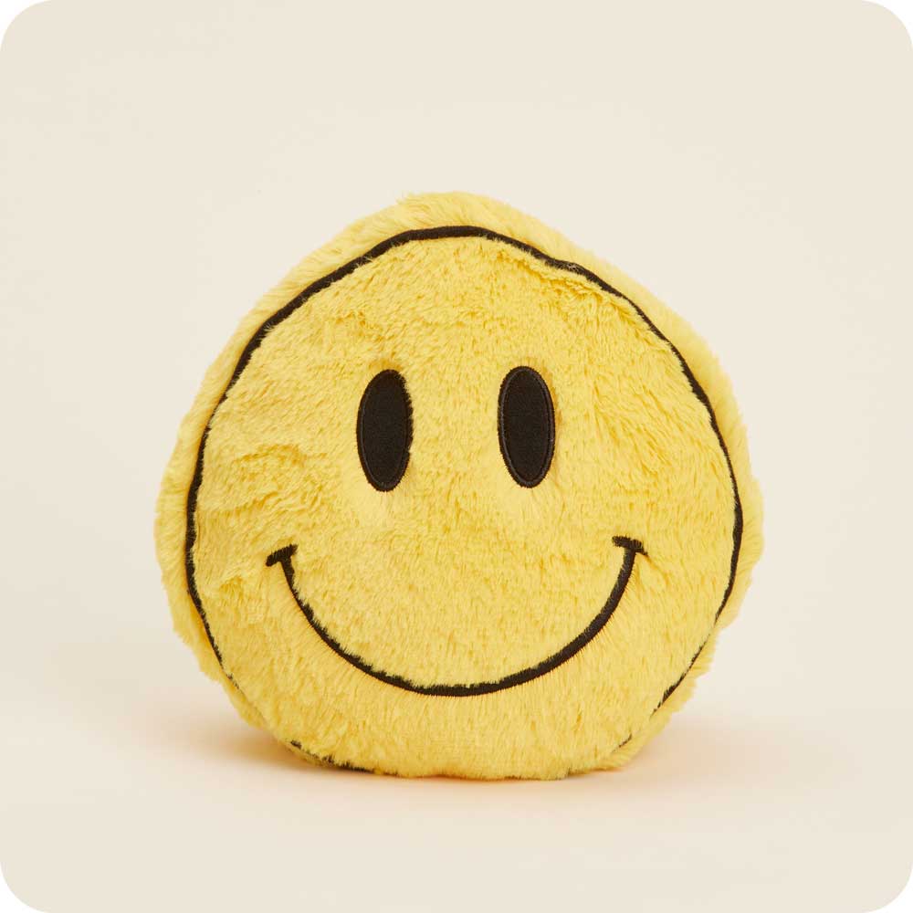 Smiley Face Warmies - Microwaveable Plush Heating Pad for Stress Relief & Warmth - Perfect for Kids, Adults & Anxiety Relief at Home or Office