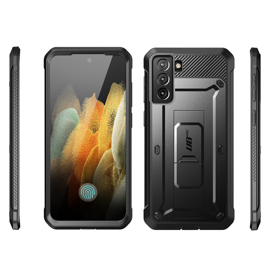 Samsung Galaxy S21 FE Unicorn Beetle PRO Heavy Duty Rugged Case - Shockproof & Drop Protection - Perfect for Outdoor, Work & Travel - Black