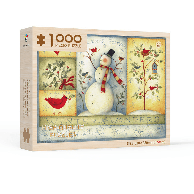 1000 Piece Adult Jigsaw Puzzle - Challenging & Relaxing Brain Teaser for Stress Relief, Home Decor & Family Game Night