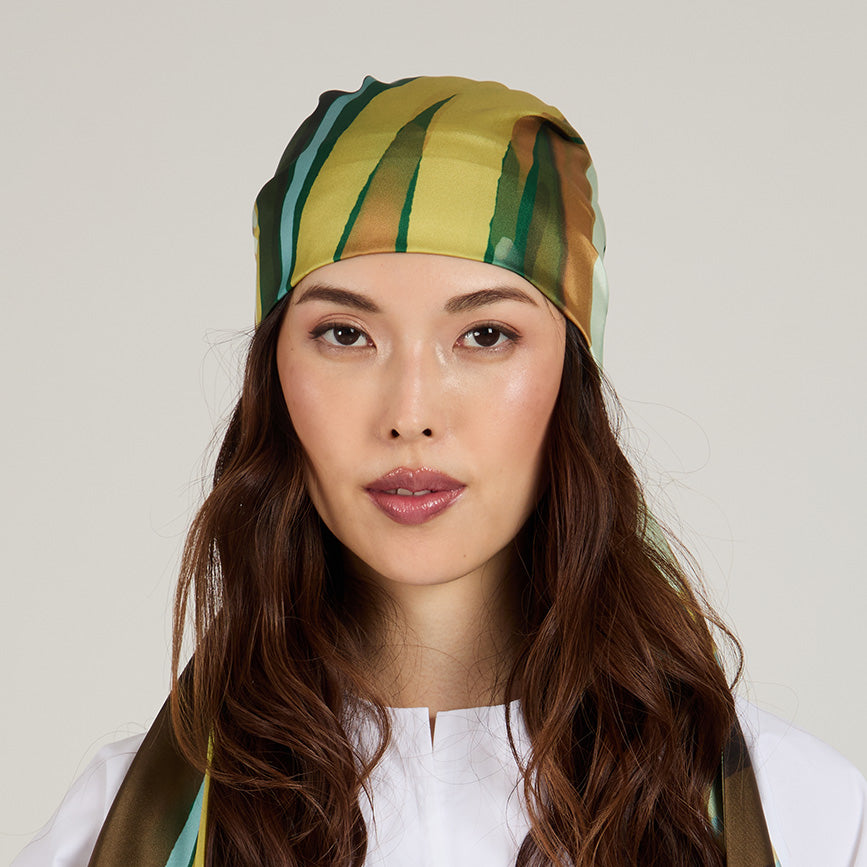 Gigi Satin Headscarf for Women - Soft & Shiny Hair Wrap - Perfect for Sleep, Travel, and Fashion Accessories
