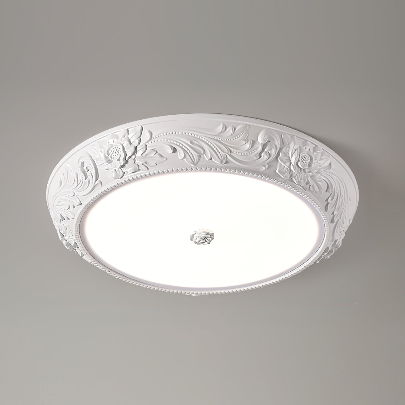 Modern Embossed Resin Ceiling Light Fixture - Elegant Home & Office Lighting for Living Room, Bedroom, Dining Area | Energy Efficient & Stylish Design