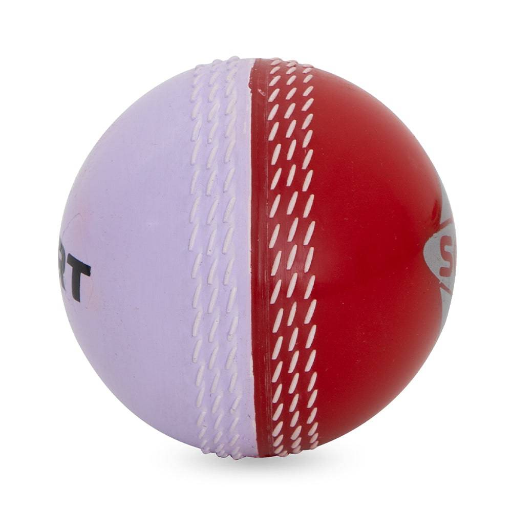 HART Softi Cricket Balls - Red & White Training Cricket Balls for Kids & Beginners | Perfect for Backyard Practice, School Sports & Cricket Training Sessions