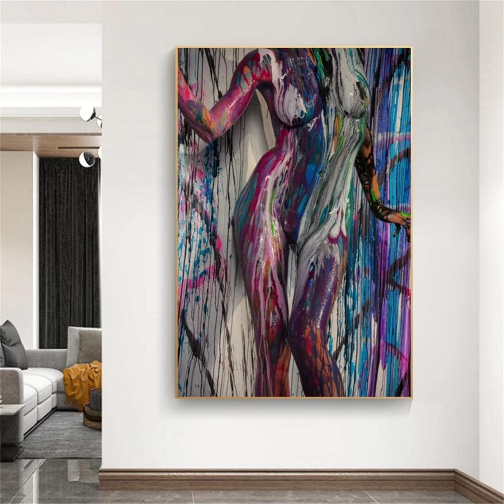 5D Diamond Painting Kits for Adults - DIY Sexy Girl Graffiti Art (80x120cm) - Cross Stitch Crystal Rhinestone Embroidery Craft for Home Wall Decor - Perfect Gift for Women, Birthday & Housewarming - Relaxing Hobby & Stress Relief Activity