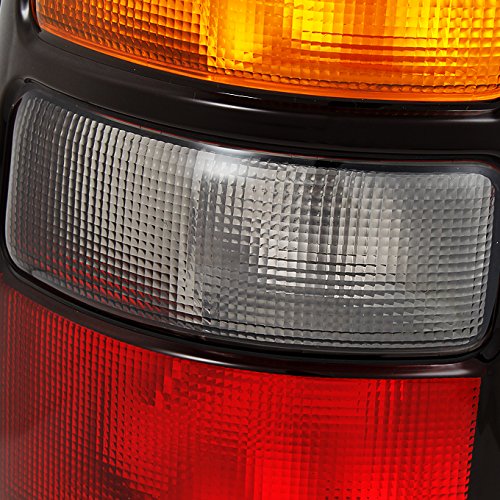 AKKON Chrome Clear Headlight + Bumper Lights + Tail Lamp Replacement for 2000-2003 Chevy Tahoe Suburban - Upgrade Your Vehicle Lighting for Night Driving & Enhanced Style