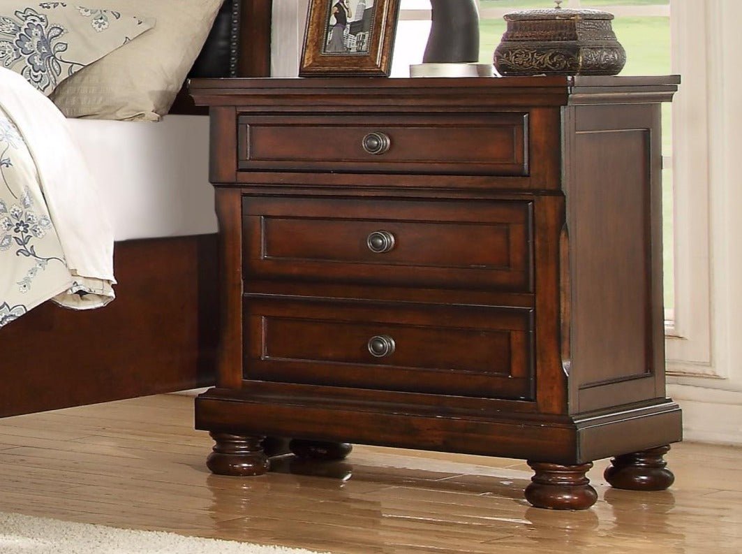 Stylish Austin Bedroom Collection Night Stand - Modern Wooden Bedside Table with Drawer for Bedroom Decor | Perfect for Small Spaces, Apartments & Guest Rooms