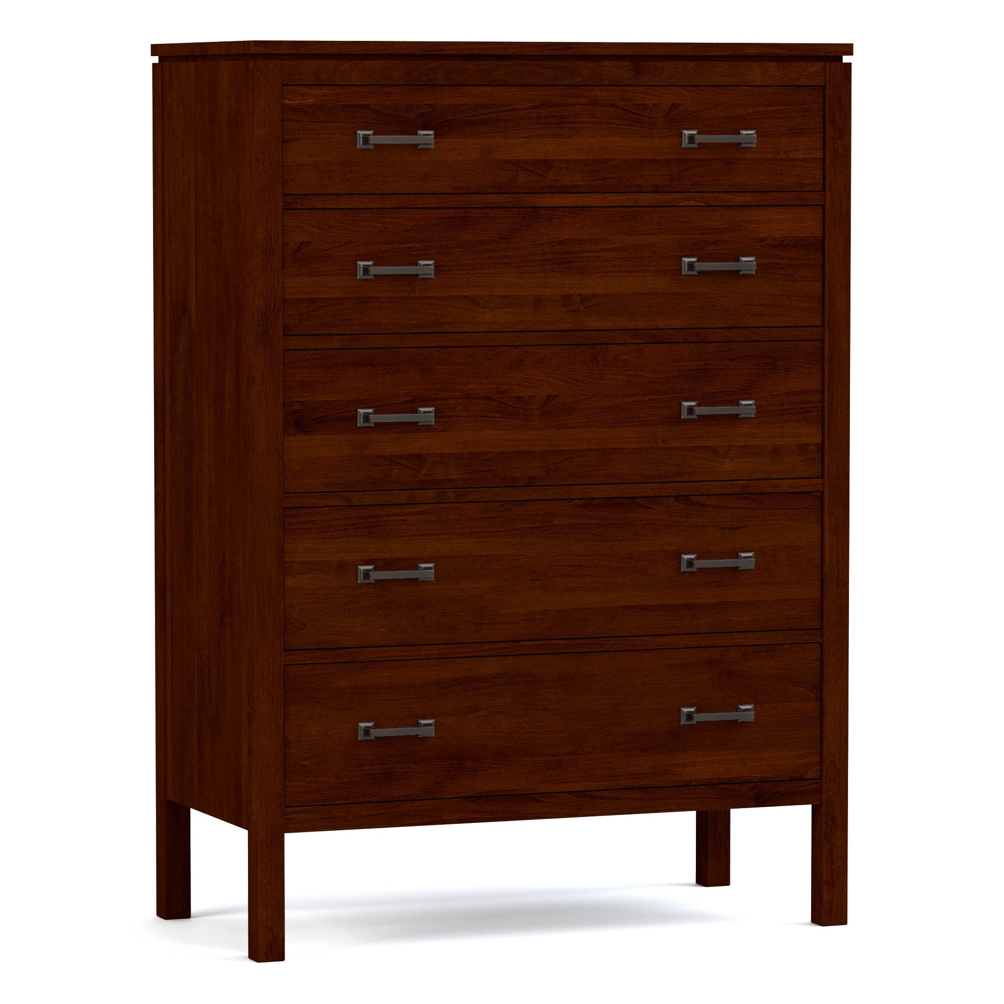 Dwyer Tall Chest - 5-Drawer Solid Wood Dresser for Bedroom Storage | Modern & Spacious Organizer for Clothes, Linens & Accessories | Perfect for Master Bedroom, Guest Room & Dorm Organization