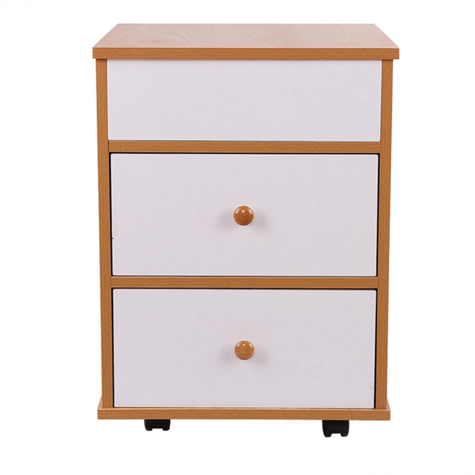 Foldable Bedside Storage Cabinet with Removable Locker - Multi-Functional Nightstand for Bedroom Organization | Perfect for Small Spaces, Dorm Rooms & Apartment Living