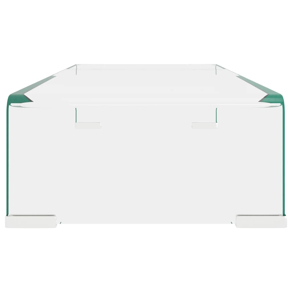 Clear Glass TV Stand Riser - 23.6