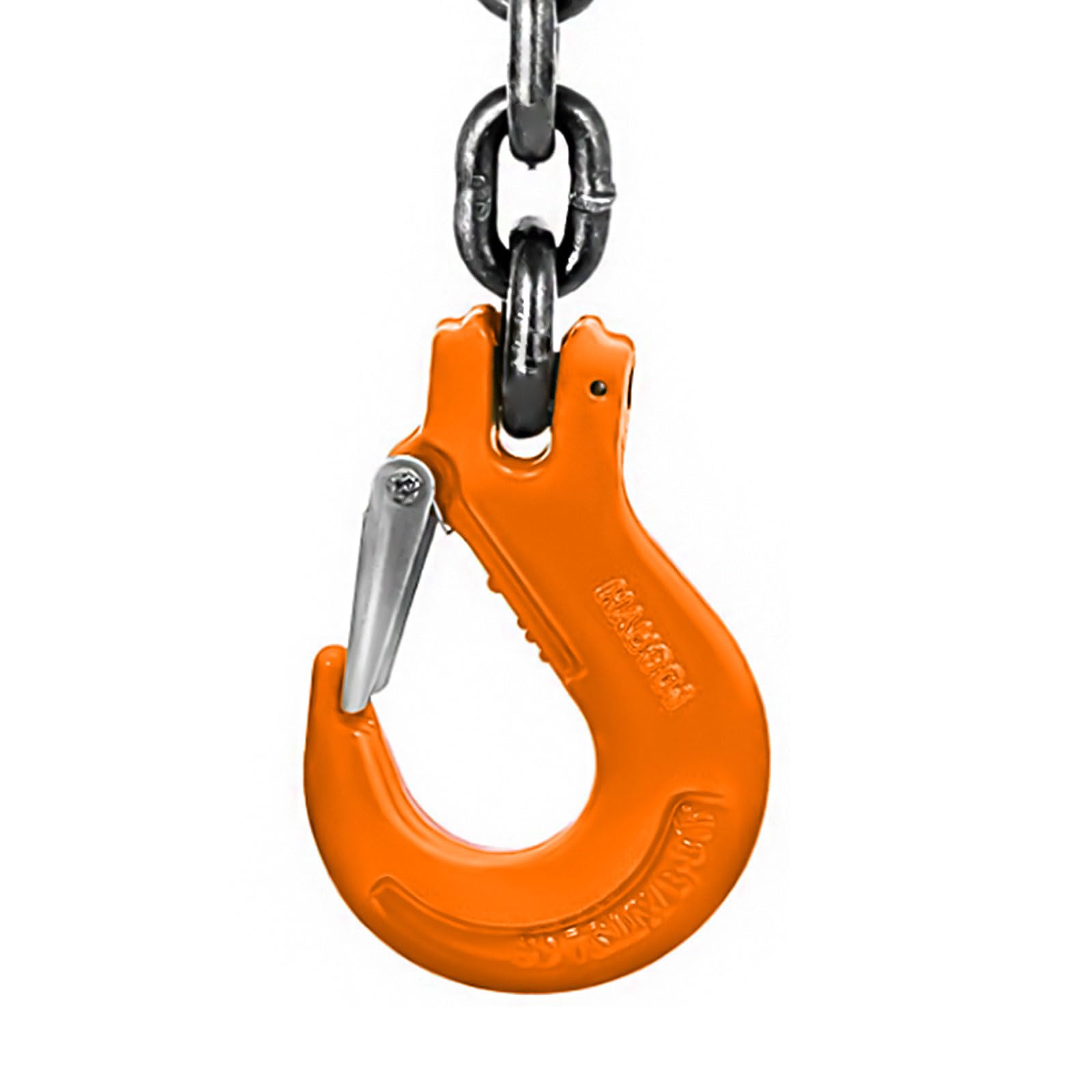 10Ft 4-Way 5/16 Inch 11000lbs Heavy Duty Lift Chain Sling with Hooks - 5 Ton Capacity for Construction, Towing & Industrial Material Handling